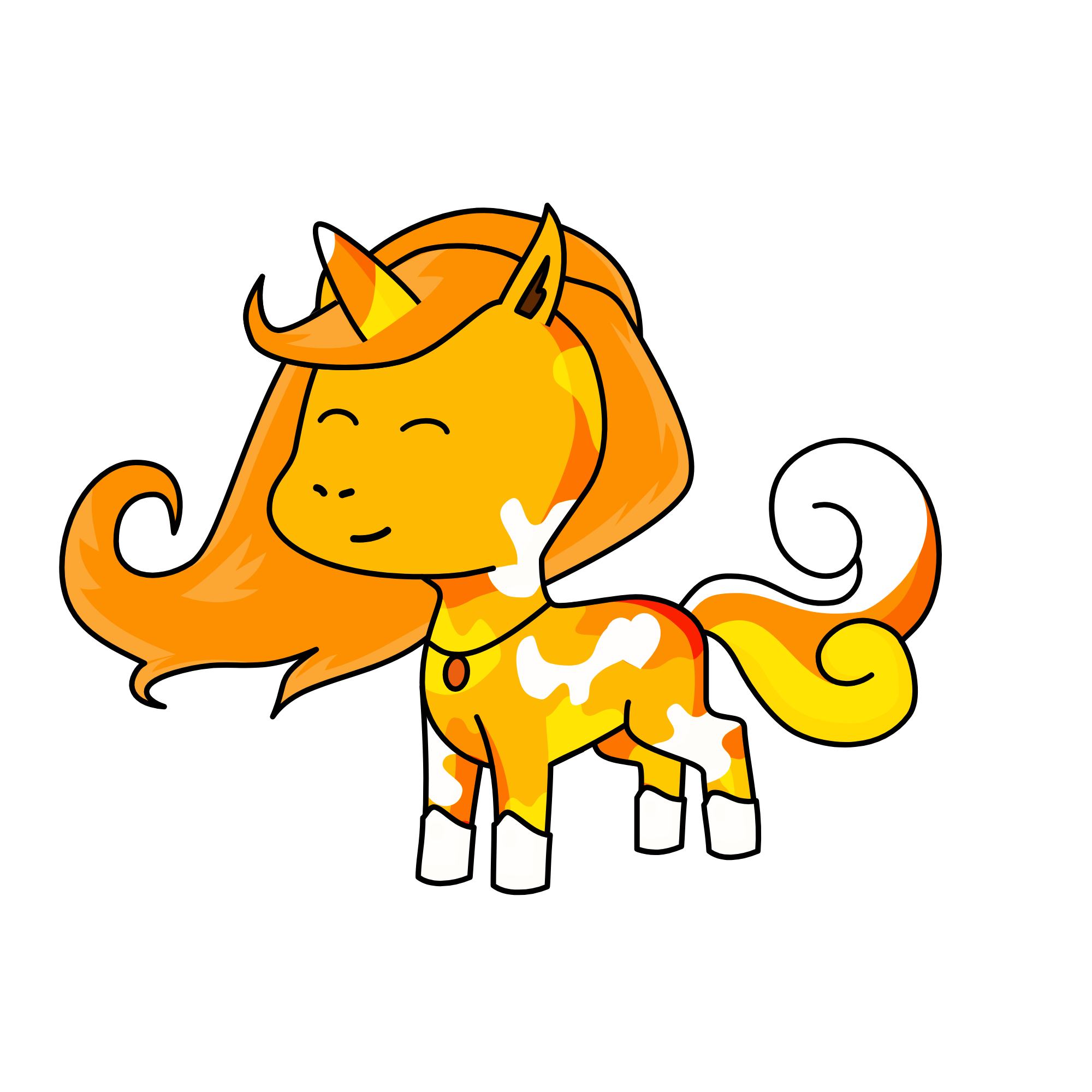 Candycorn, the unicorn