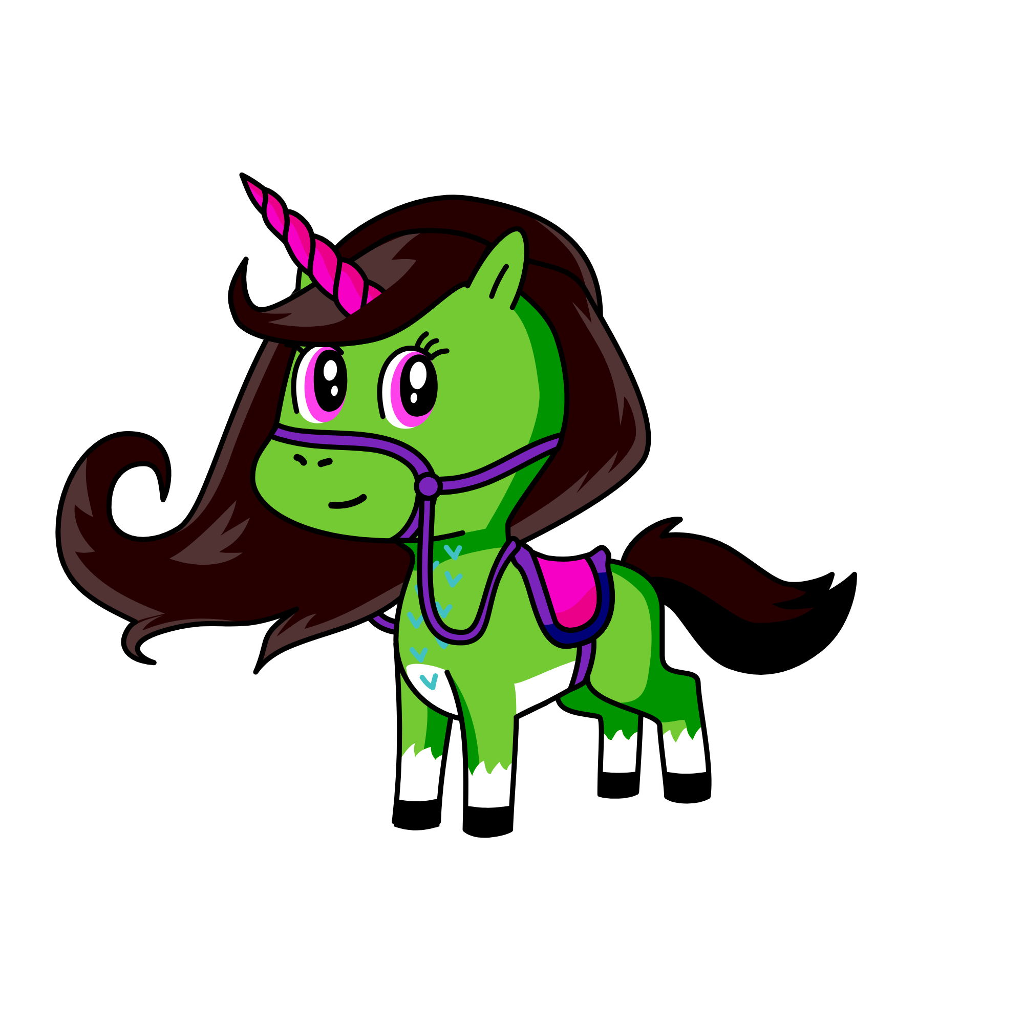 grassy, the unicorn