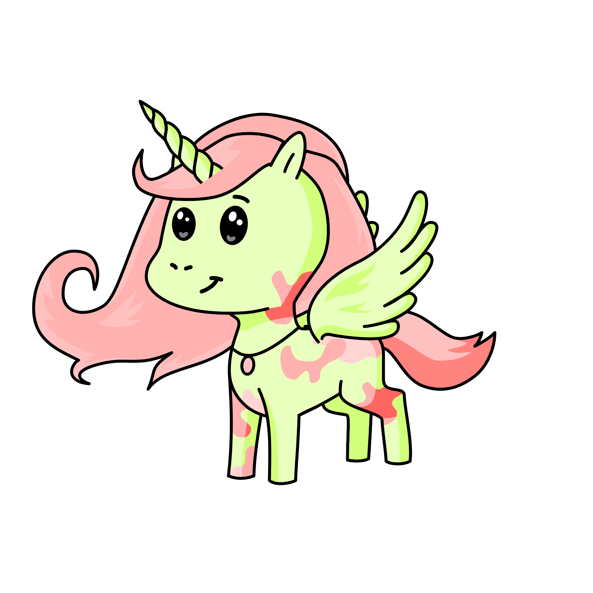 Blossom, the unicorn