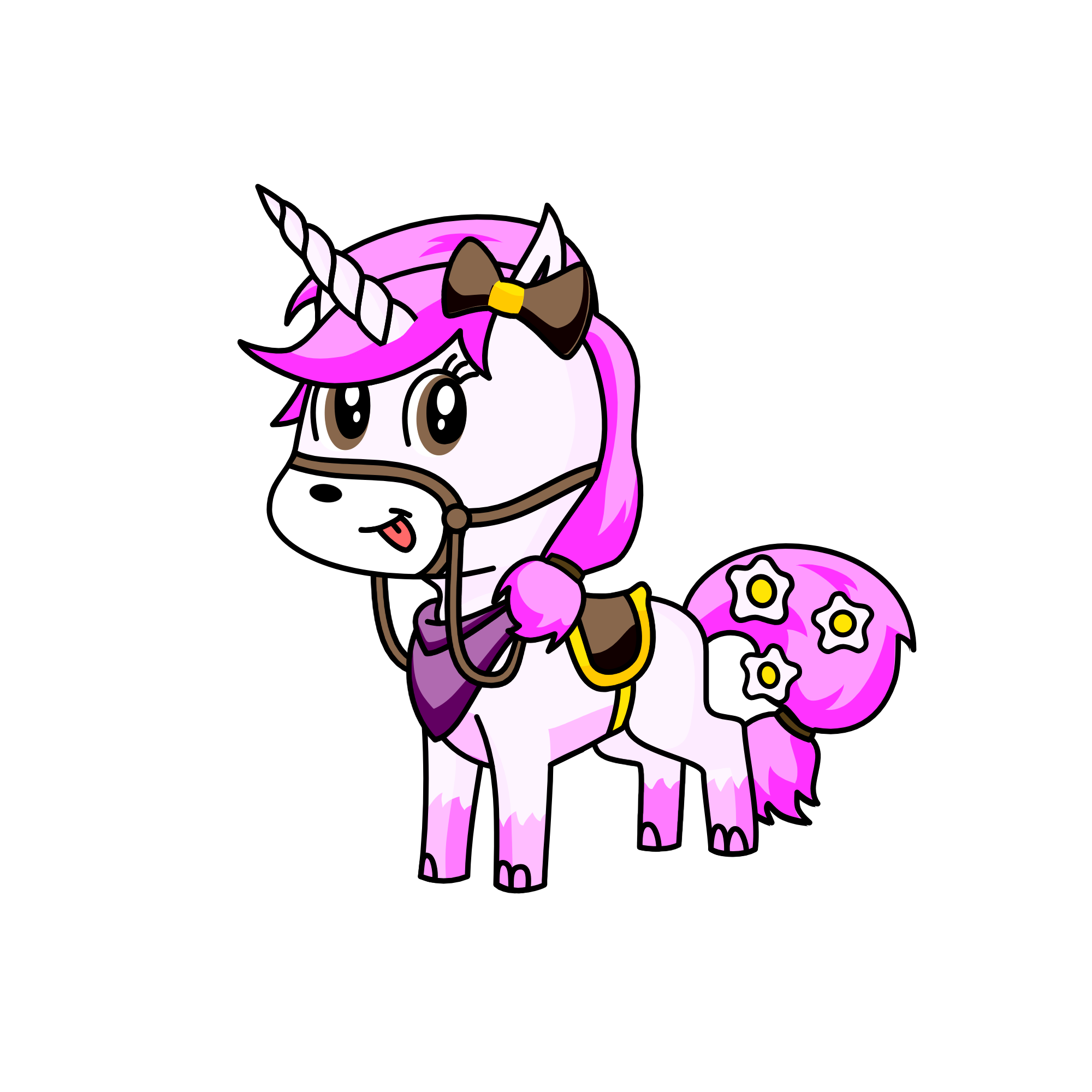 Pinky, the unicorn