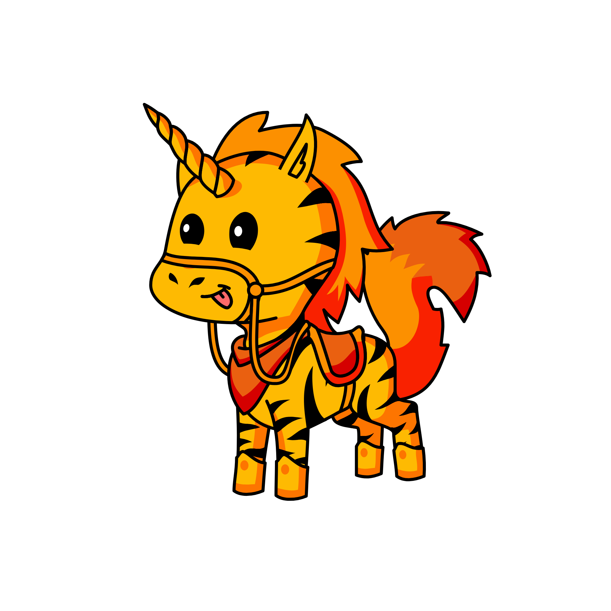 Tiger Horse , the unicorn