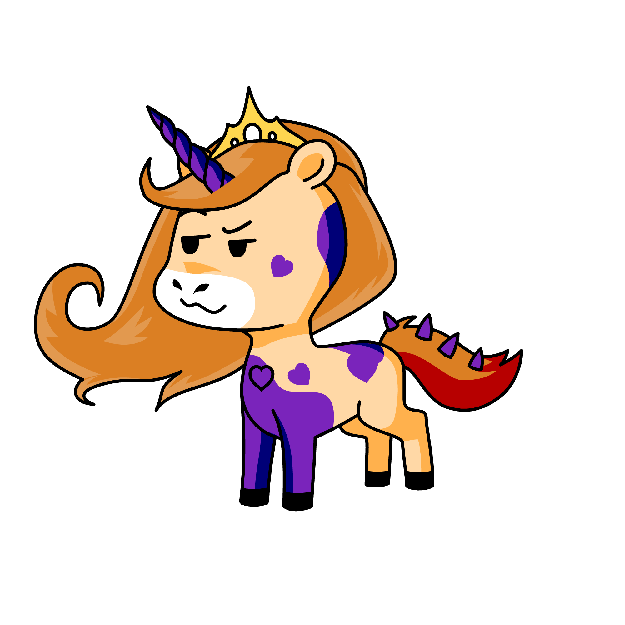 Charlotte!, the unicorn
