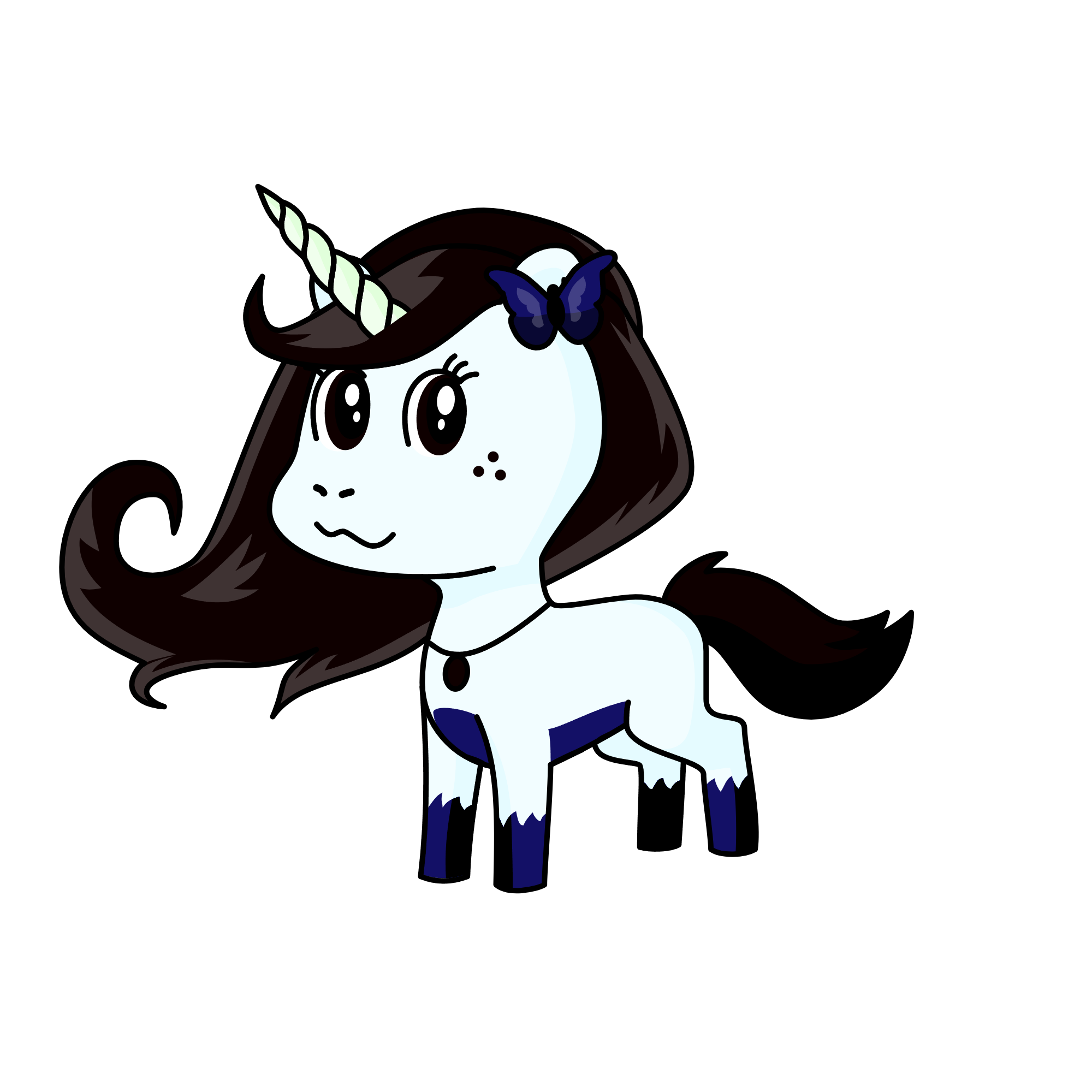 snowy, the unicorn
