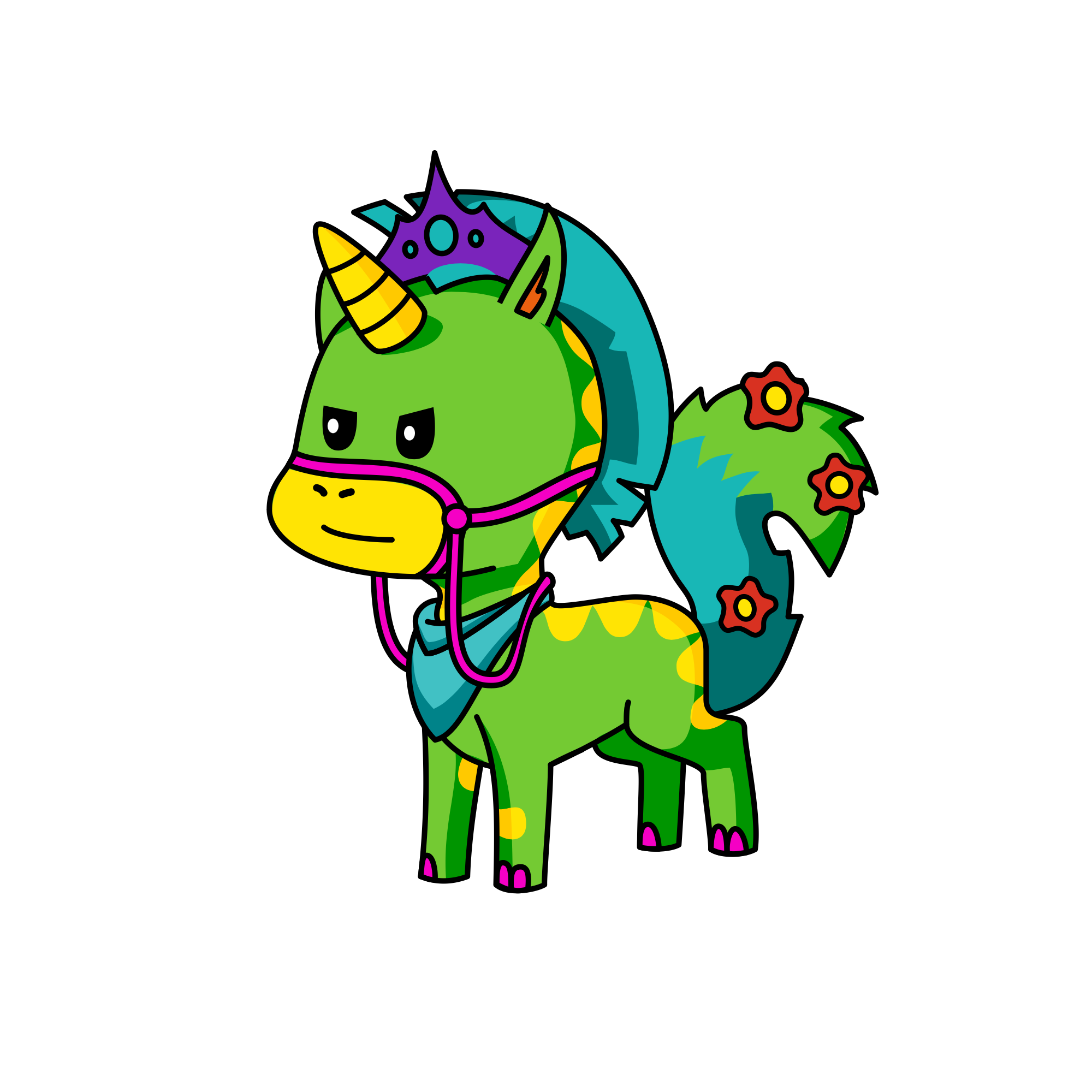 Penny the unicorn , the unicorn