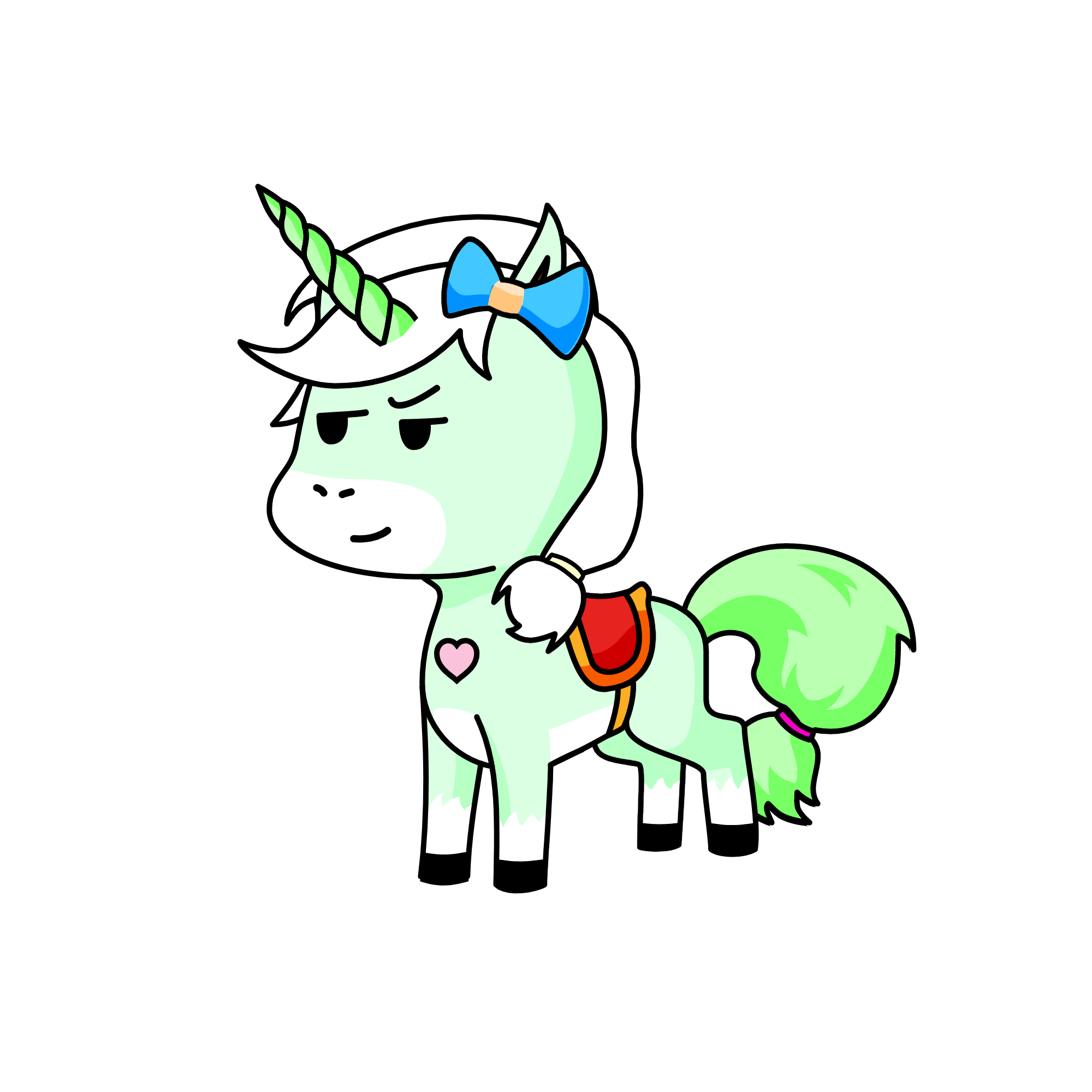 fluffy, the unicorn