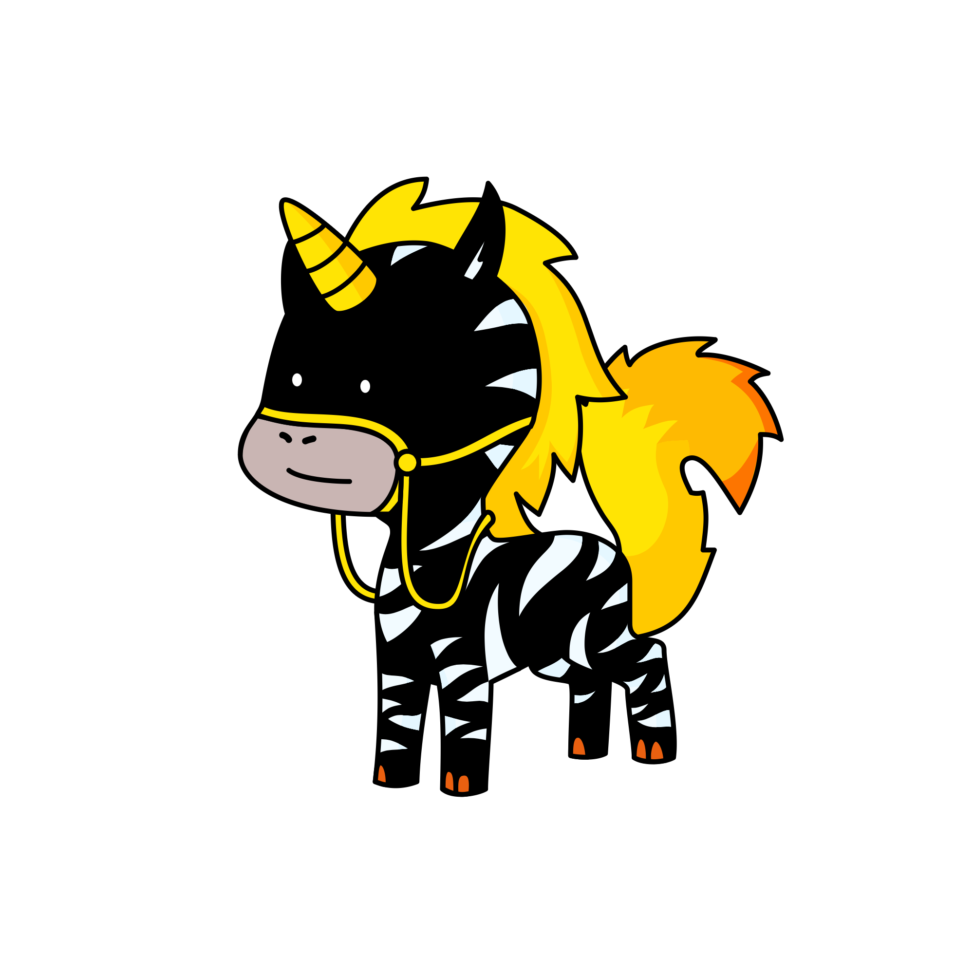 Zebra , the unicorn