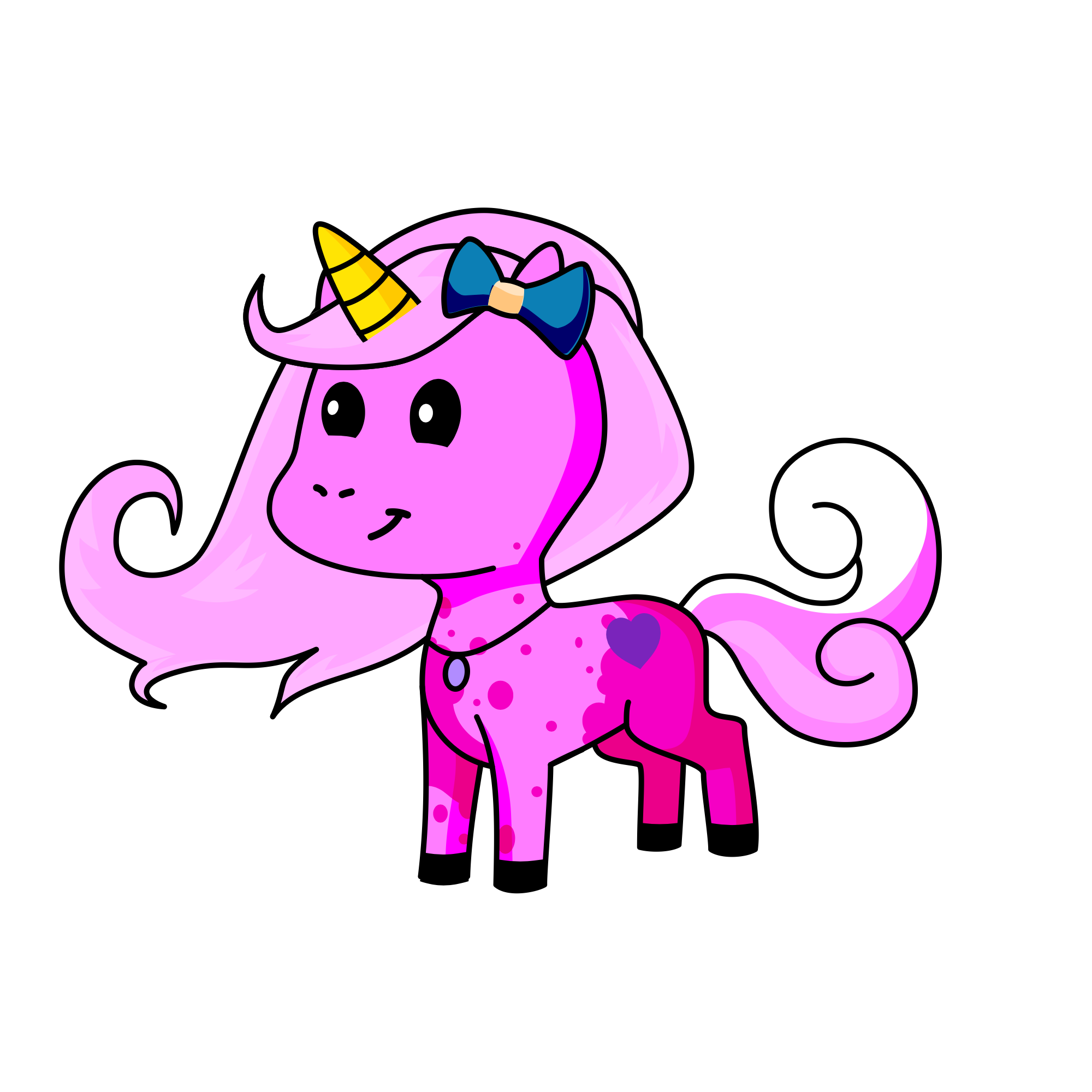Sparkles, the unicorn