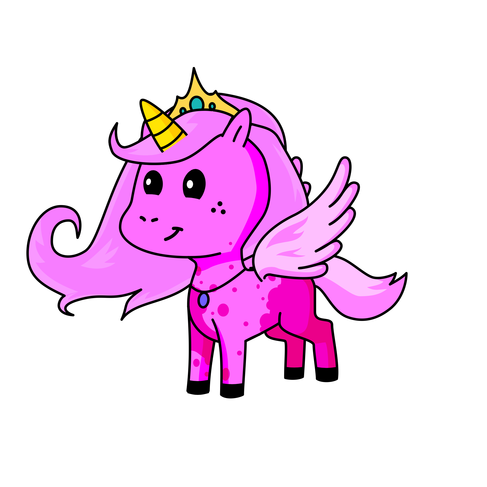 Glimmer, the unicorn