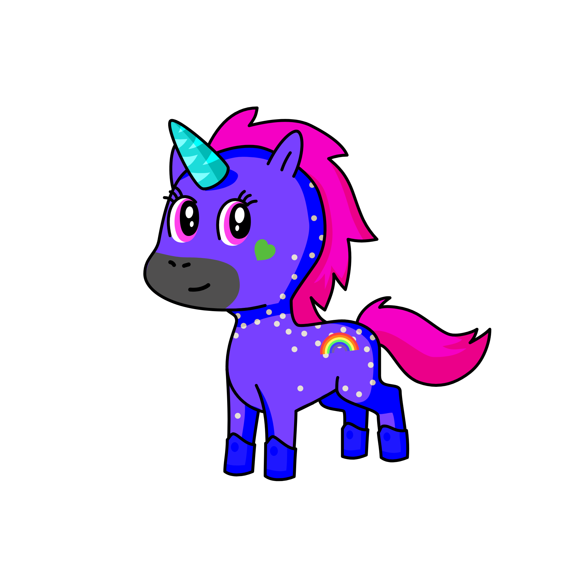 Moon, the unicorn