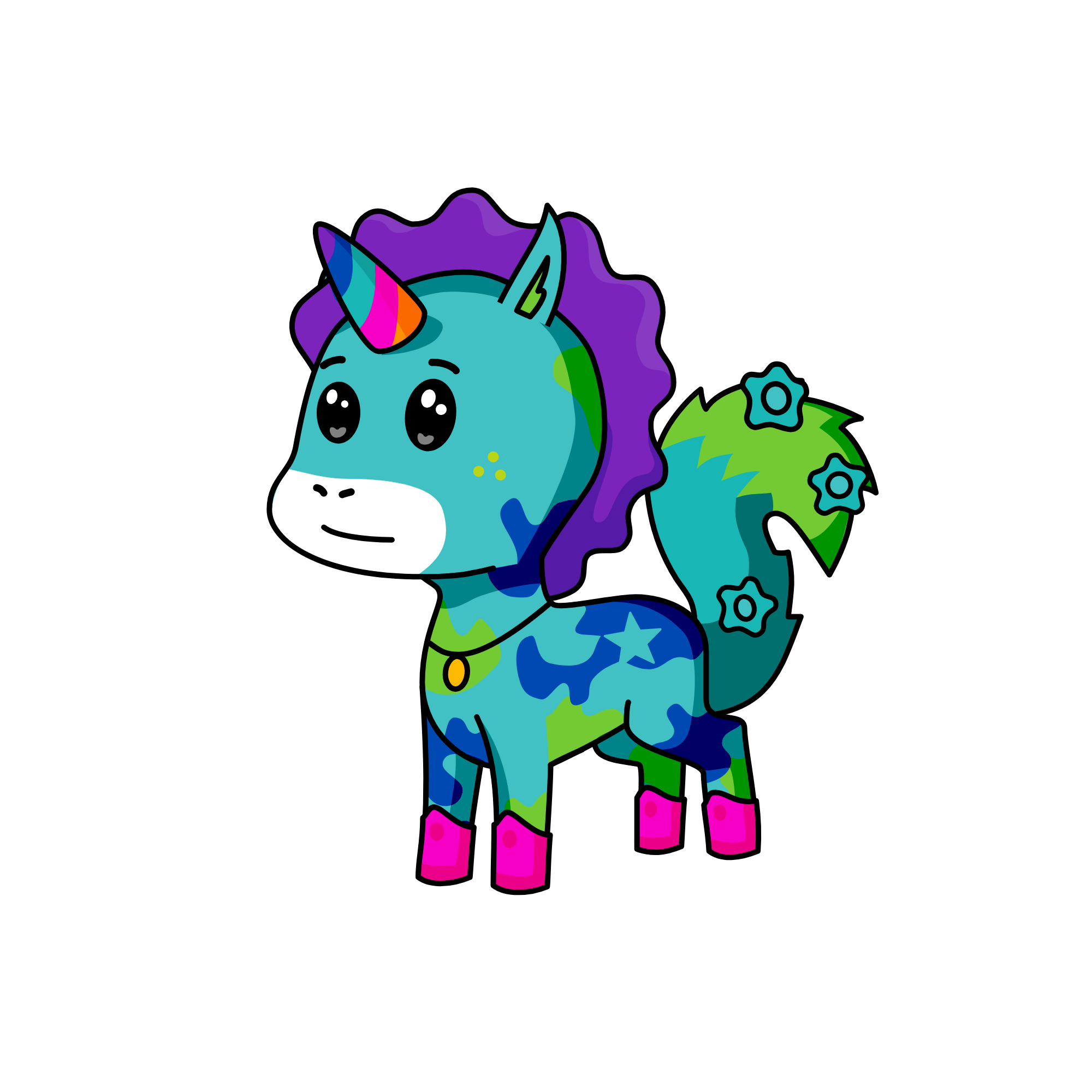 PRINCESS OF THE SKY, the unicorn