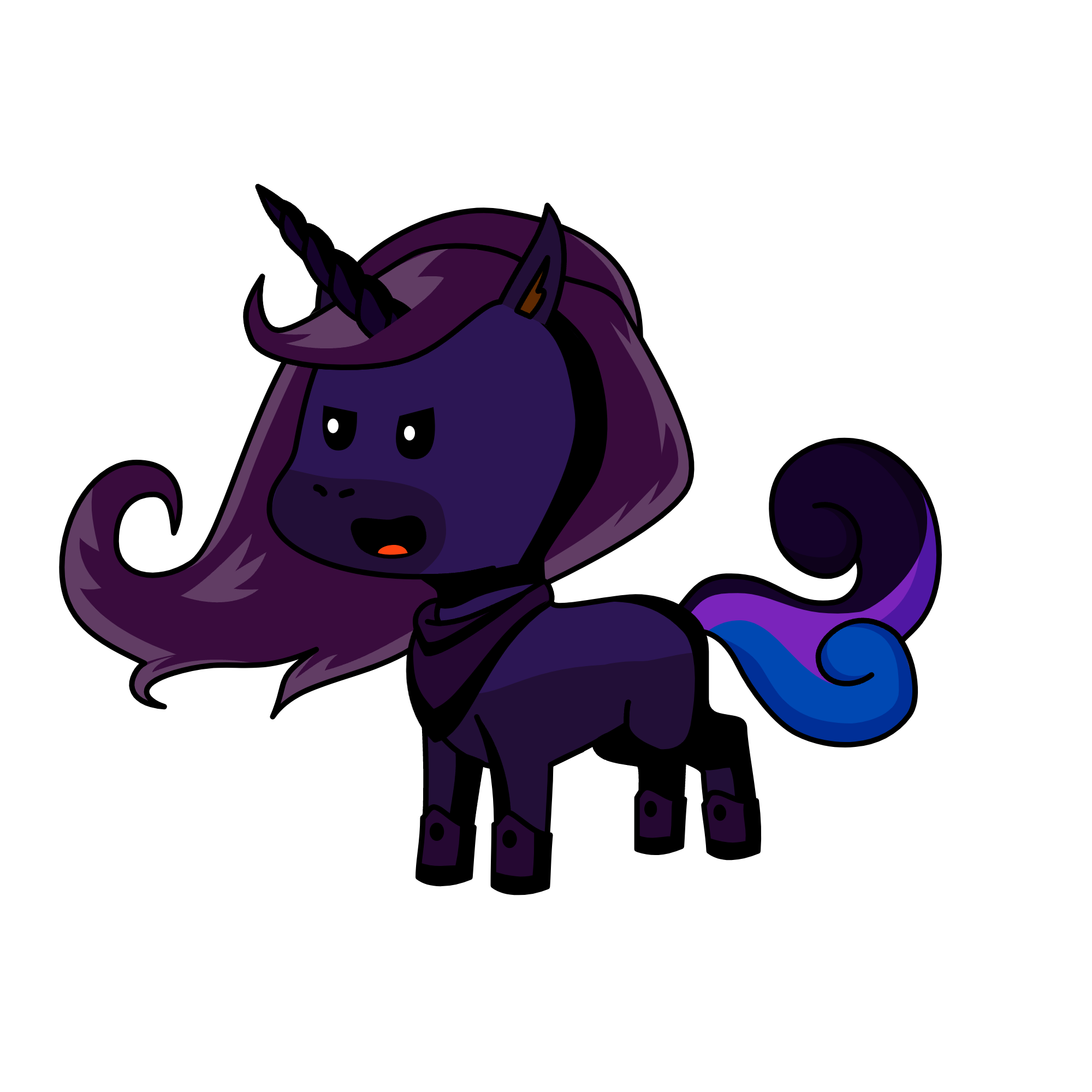 nightmare moon, the unicorn