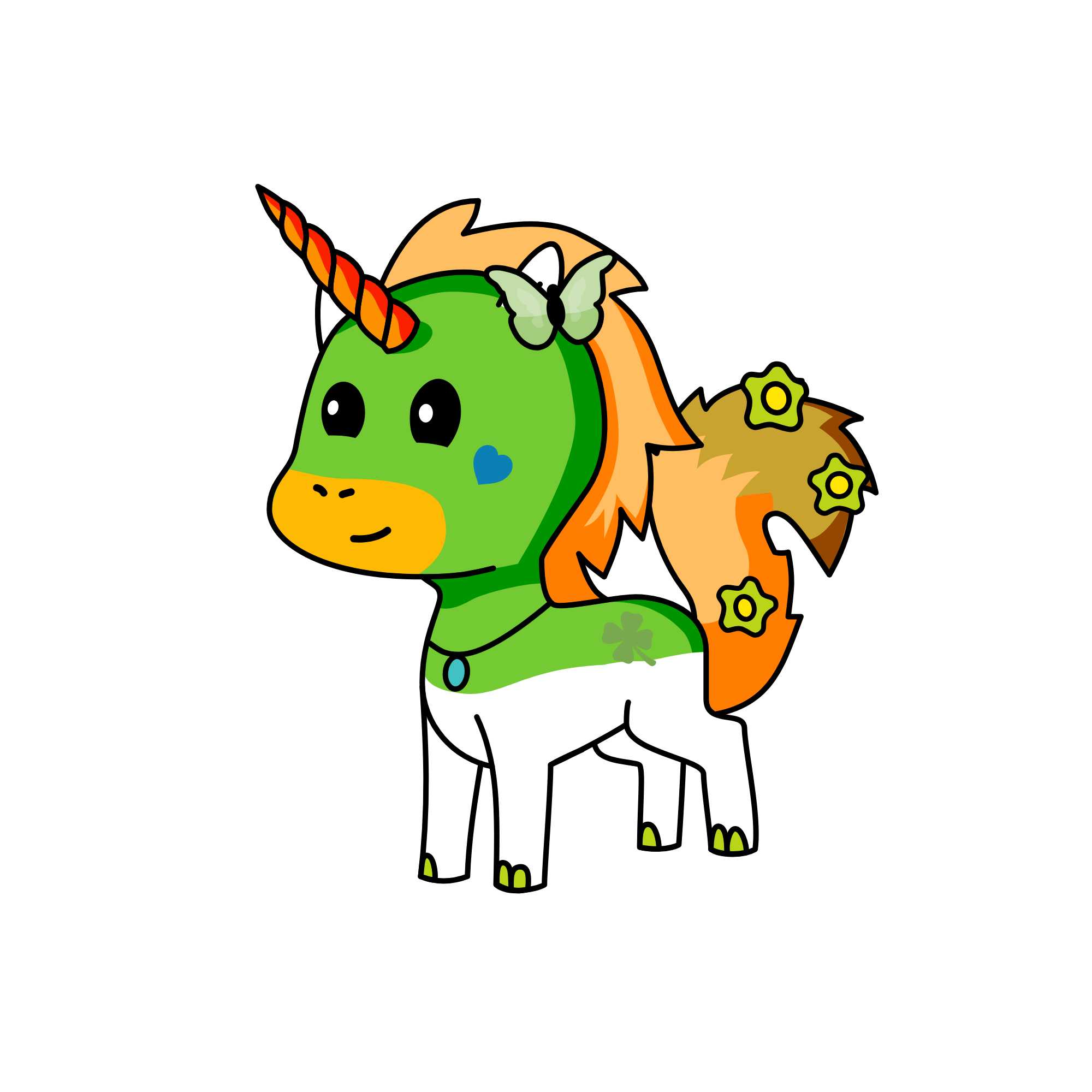 Butter, the unicorn