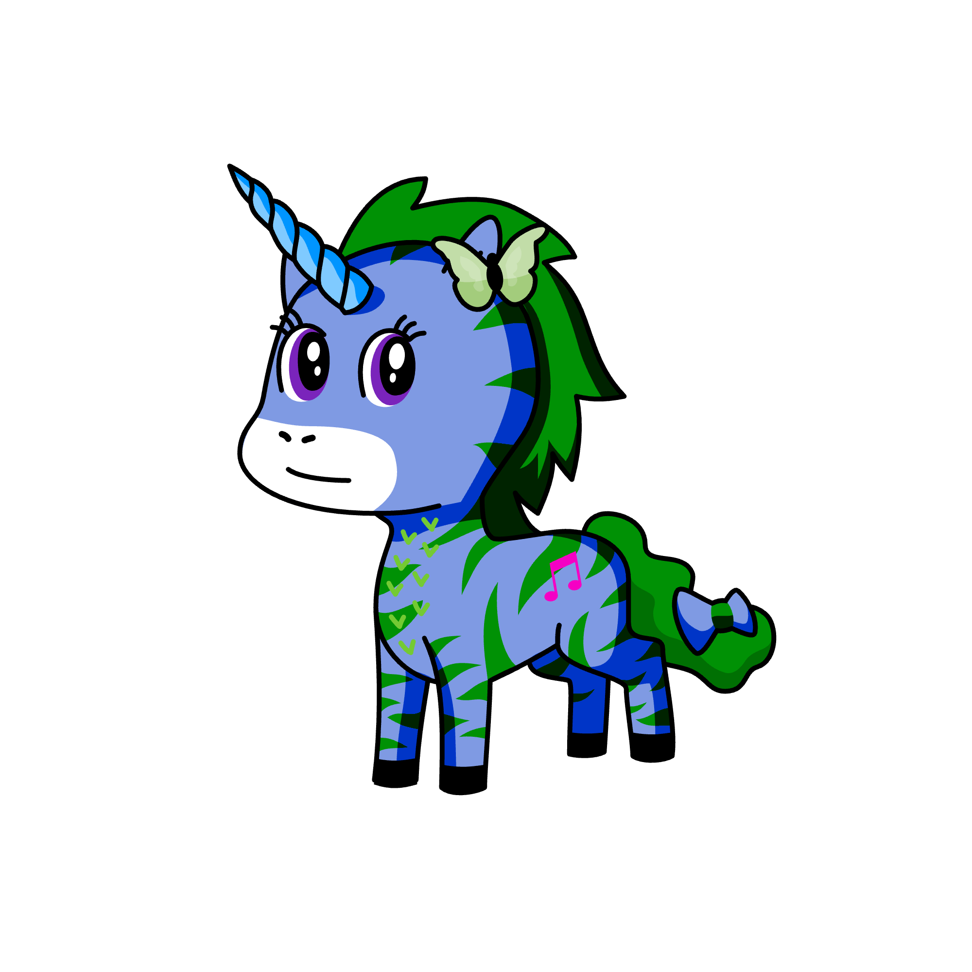 ocean pony, the unicorn