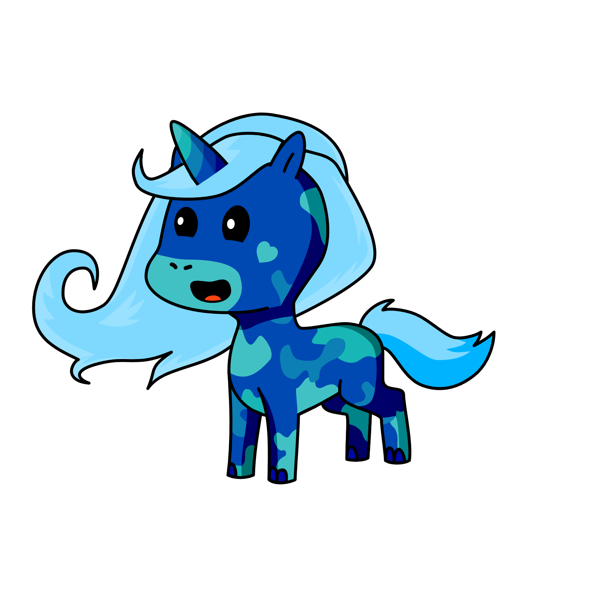 Sky, the unicorn