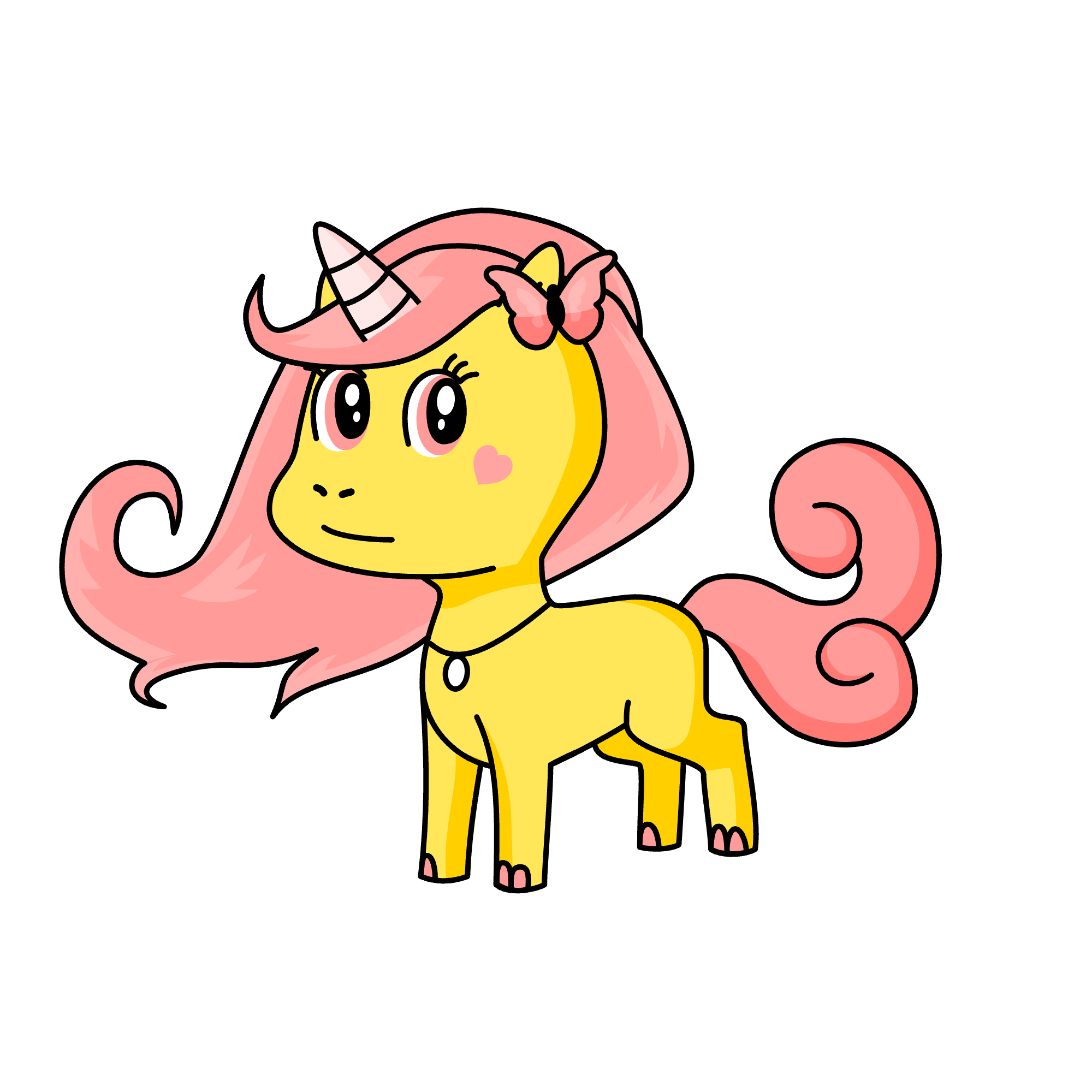 Fluttershy, the unicorn