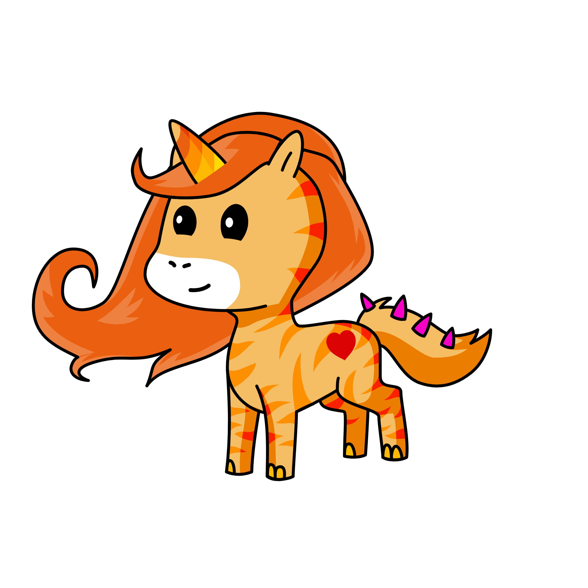 I'M SO CUTE, the unicorn