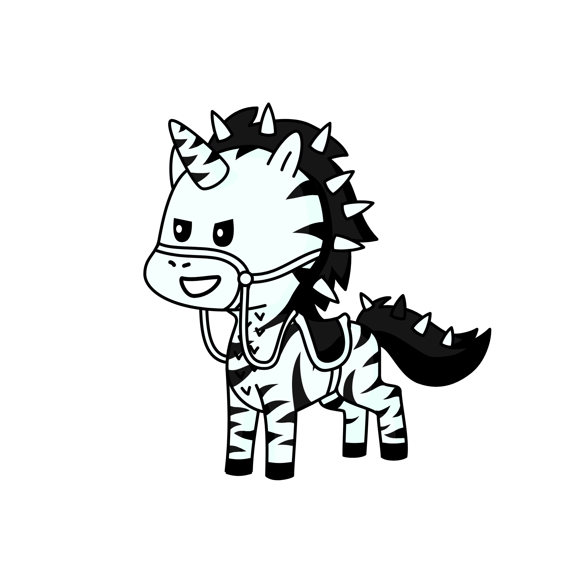 Jack the skellington, the unicorn