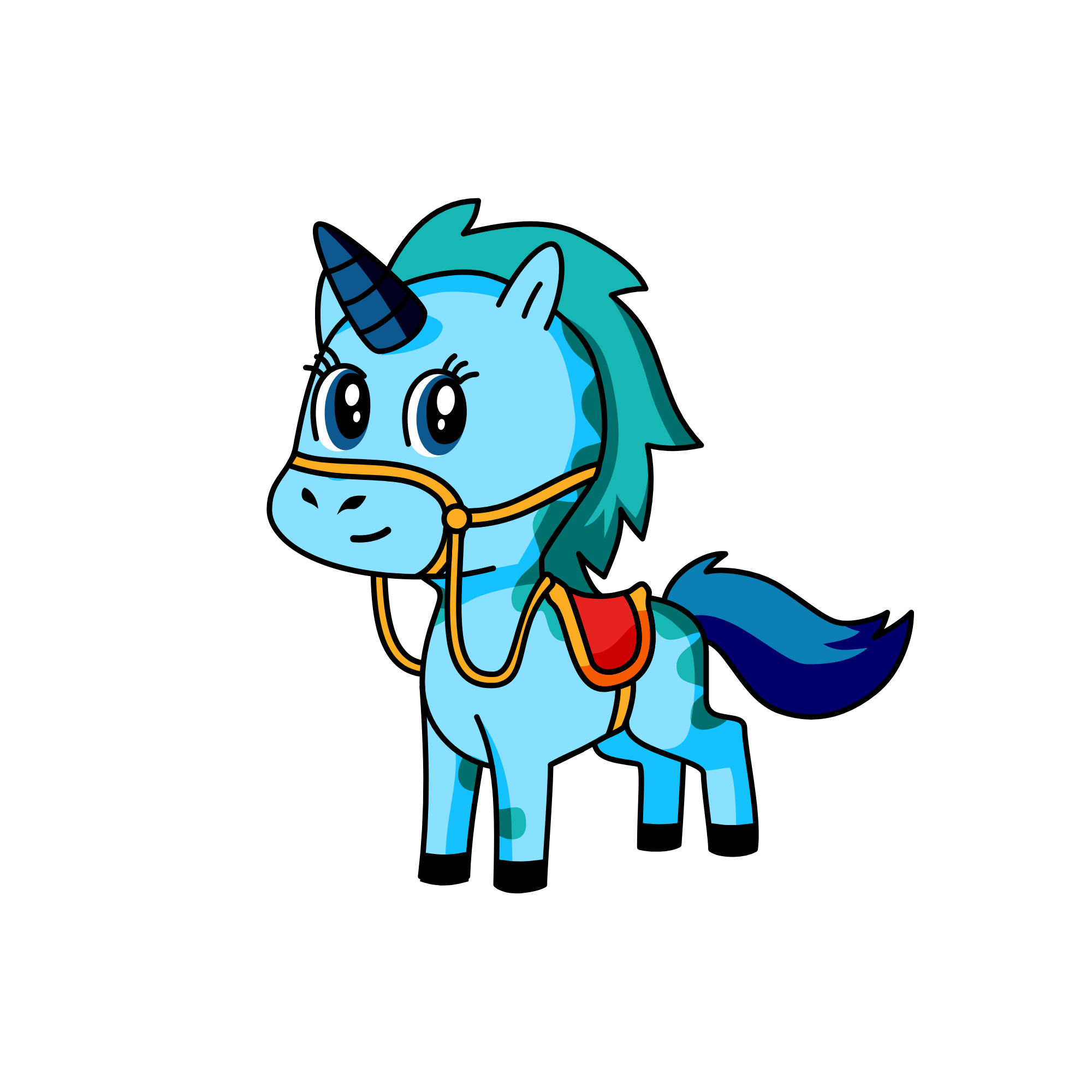 Aries, the unicorn