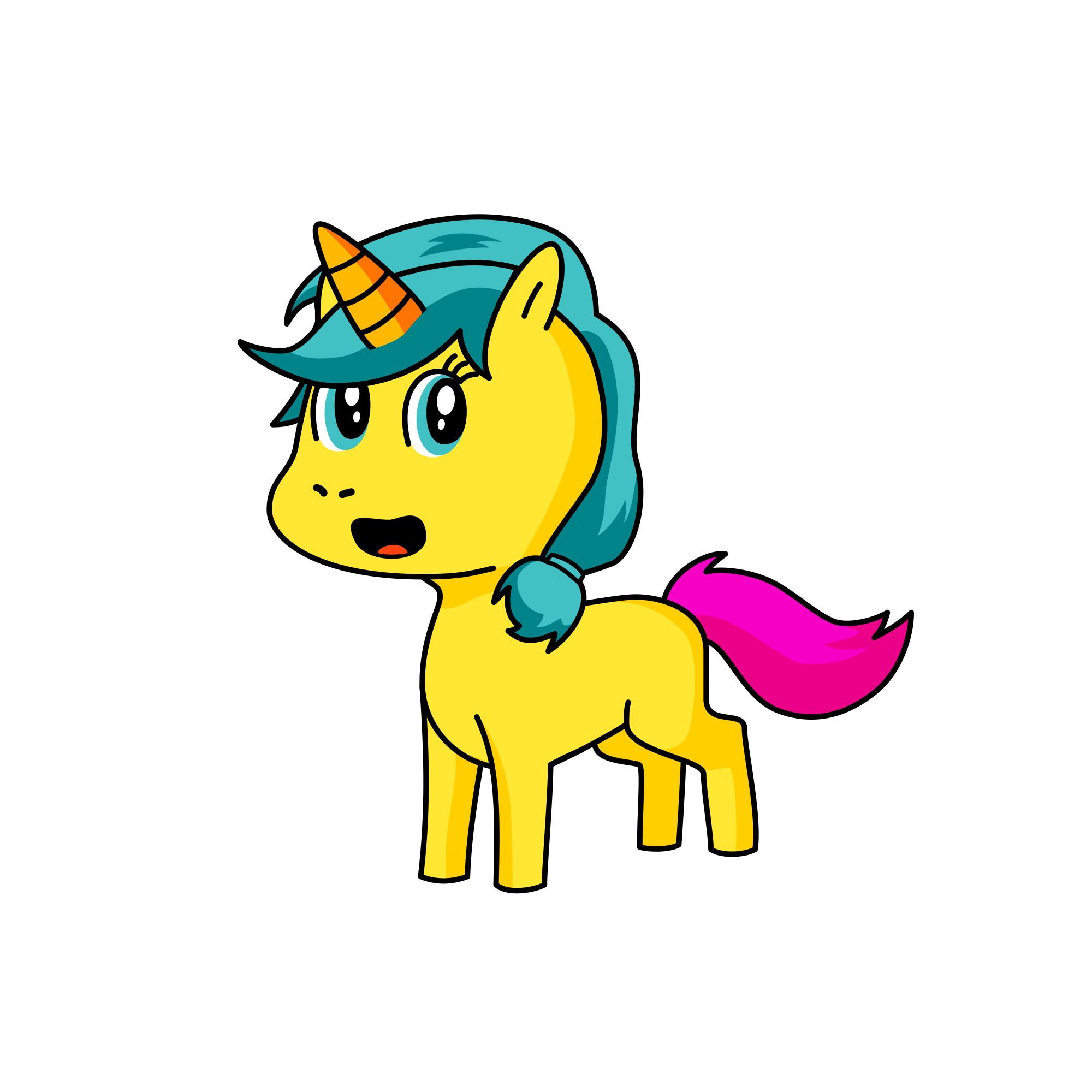 Elfia , the unicorn