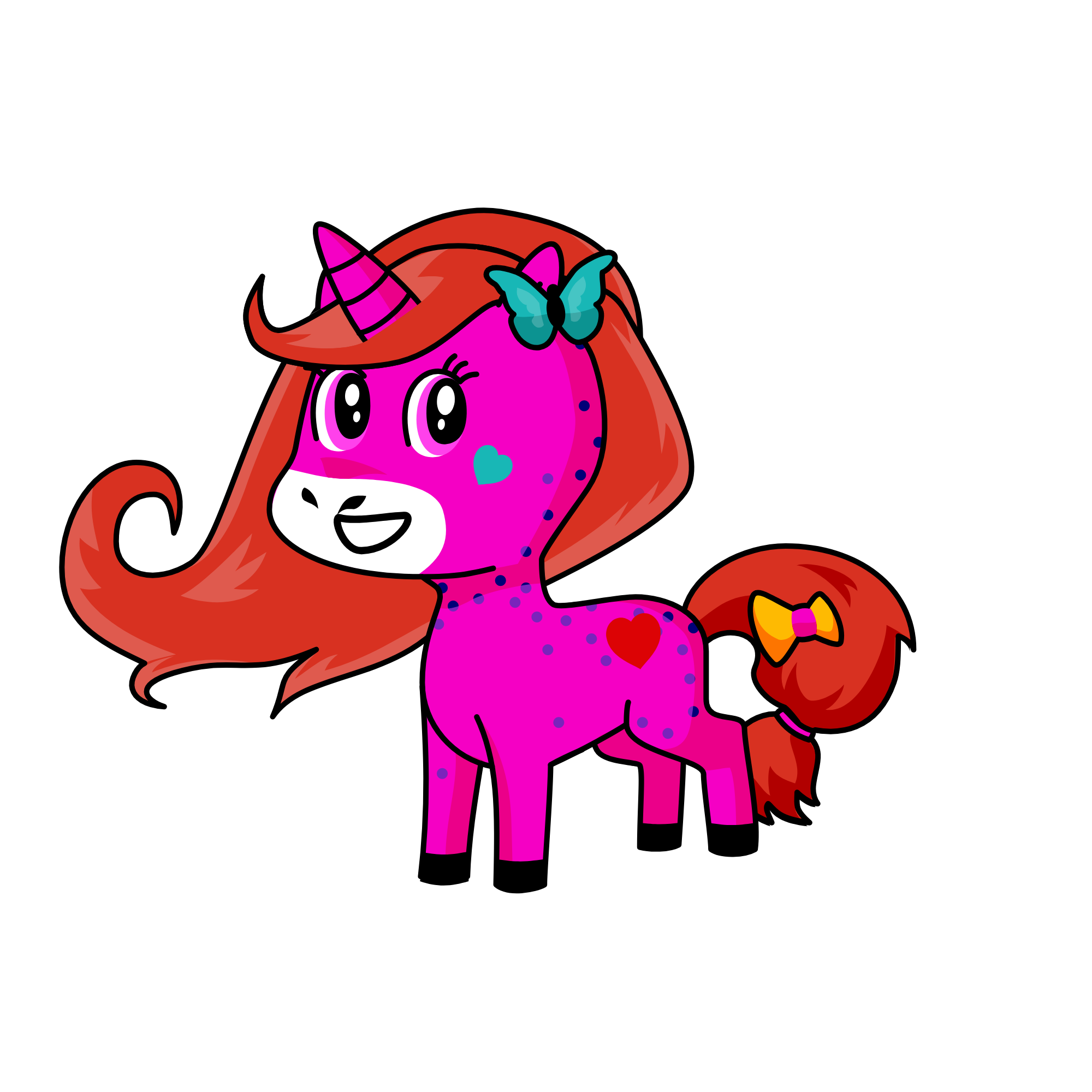 Rose, the unicorn