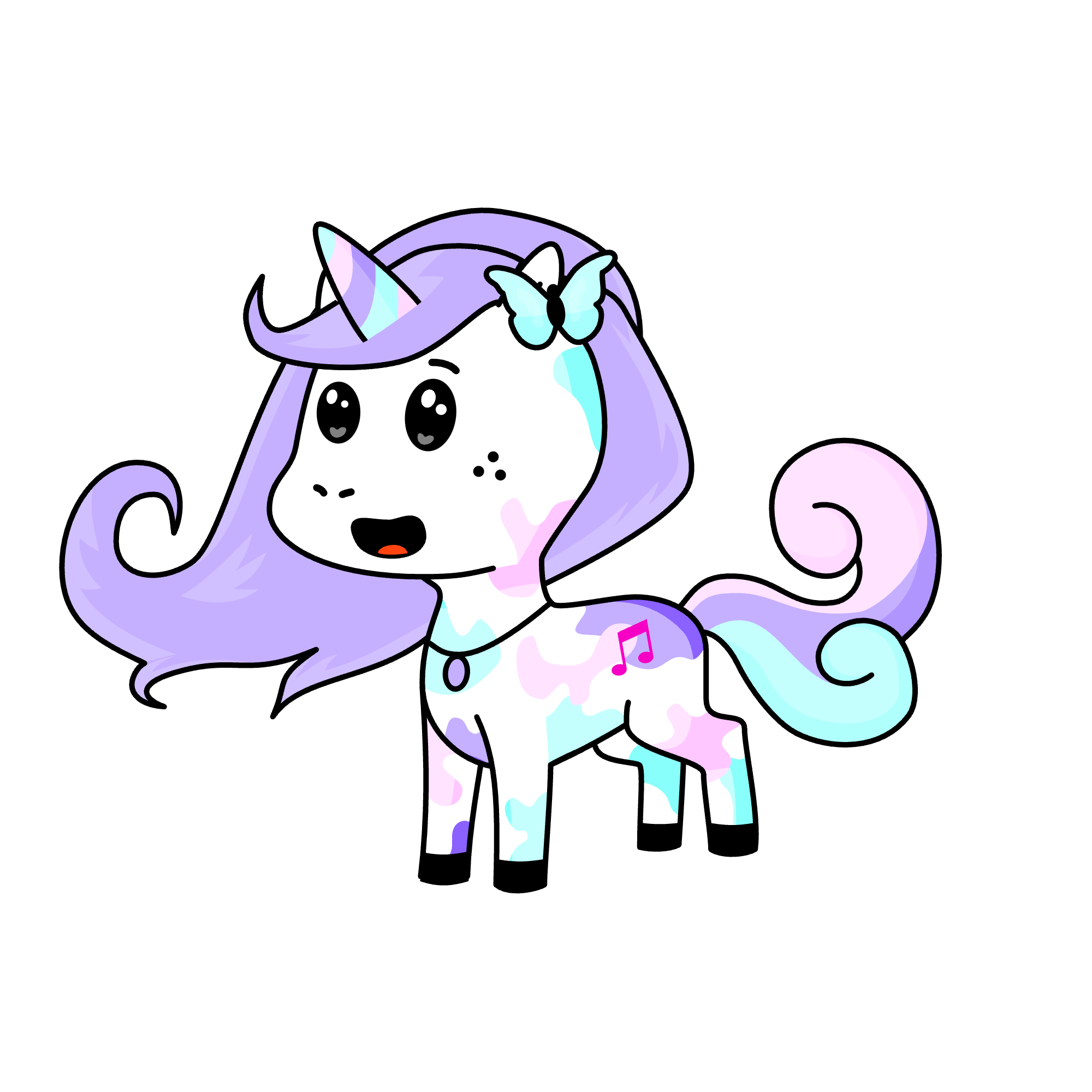 Love, the unicorn