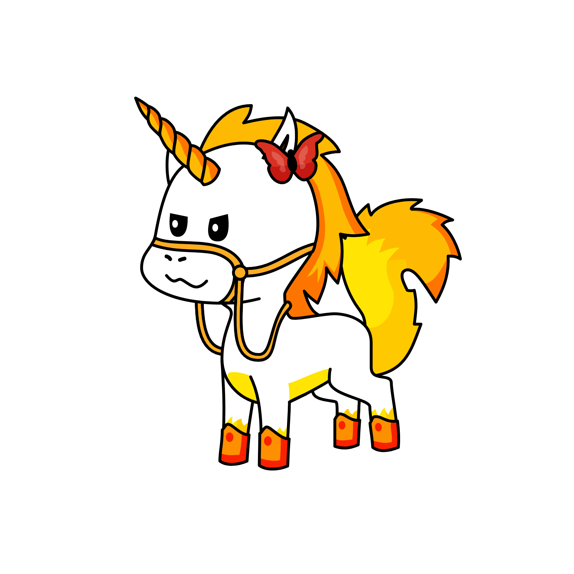 Gedagedee, the unicorn
