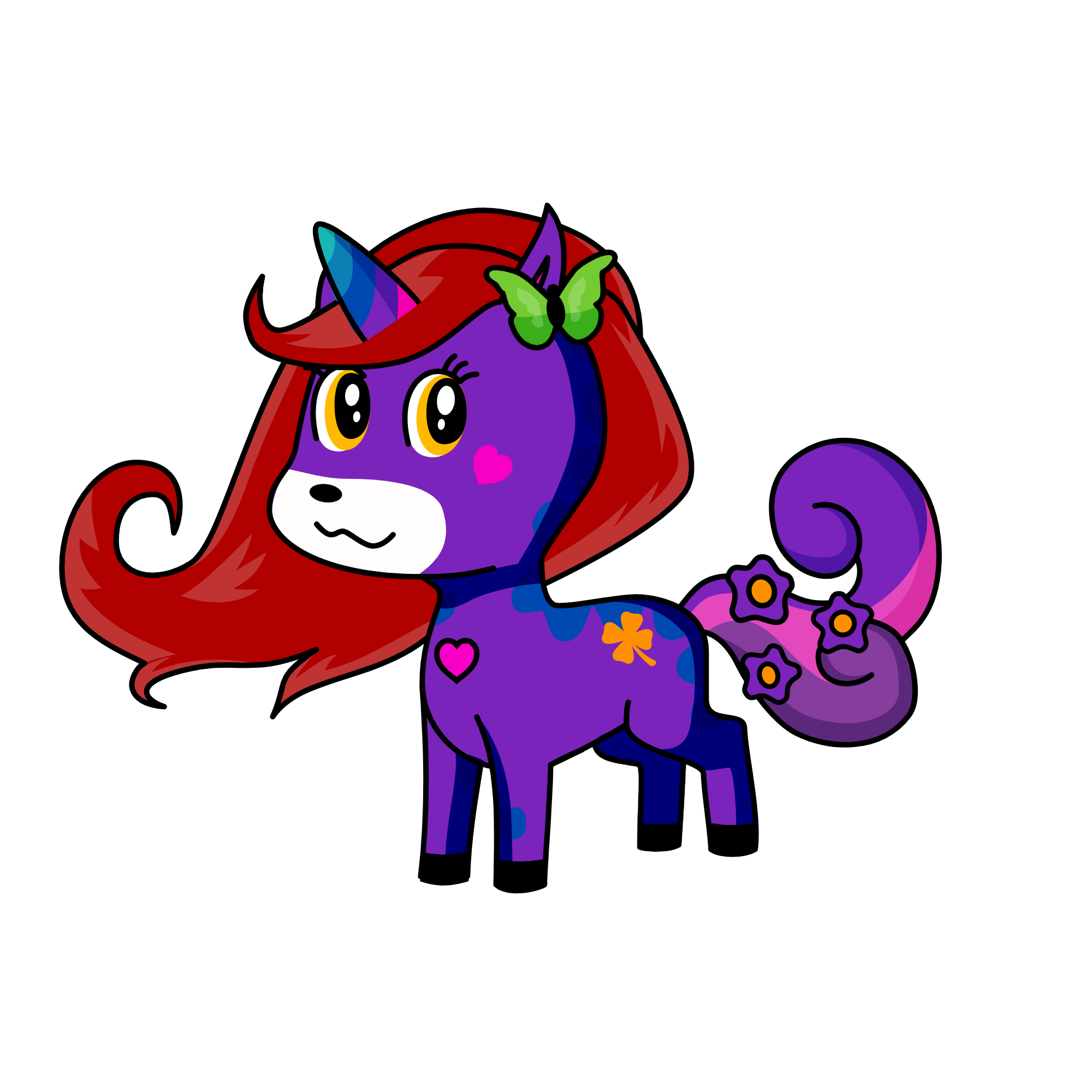 Nightluna, the unicorn