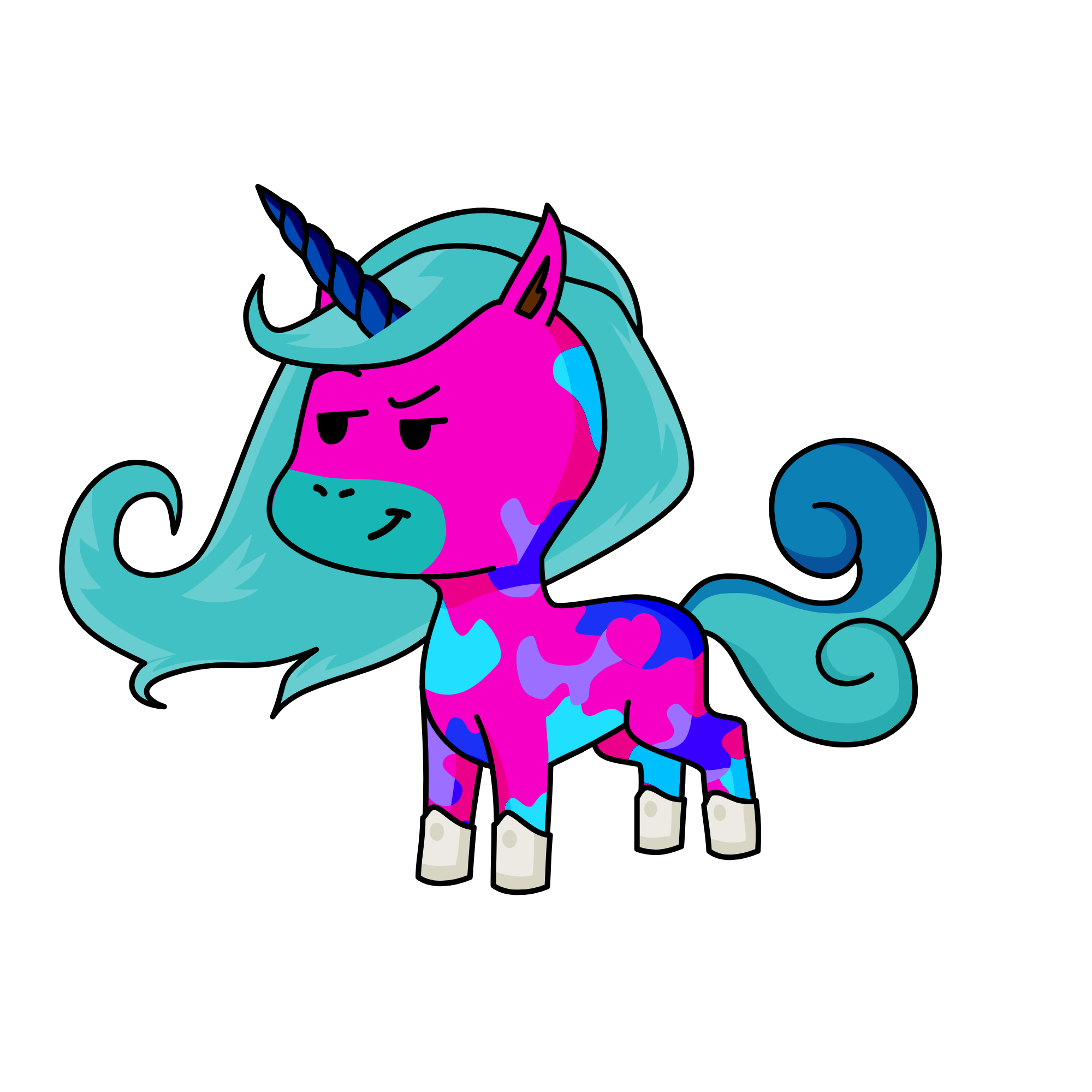 Cotton Candy, the unicorn