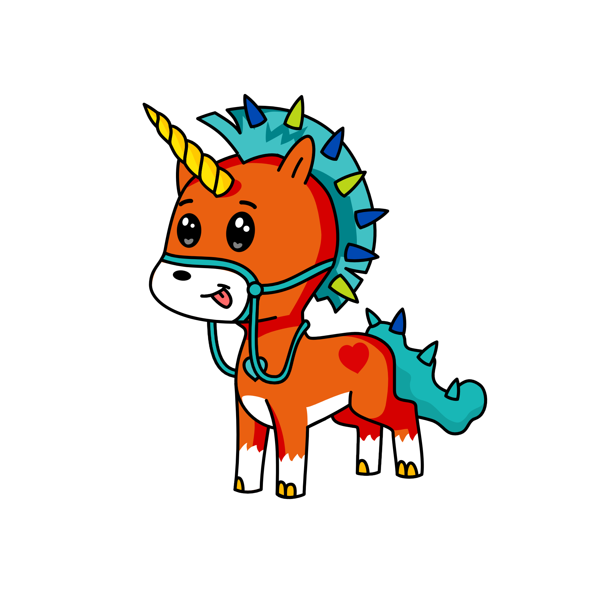 happy, the unicorn