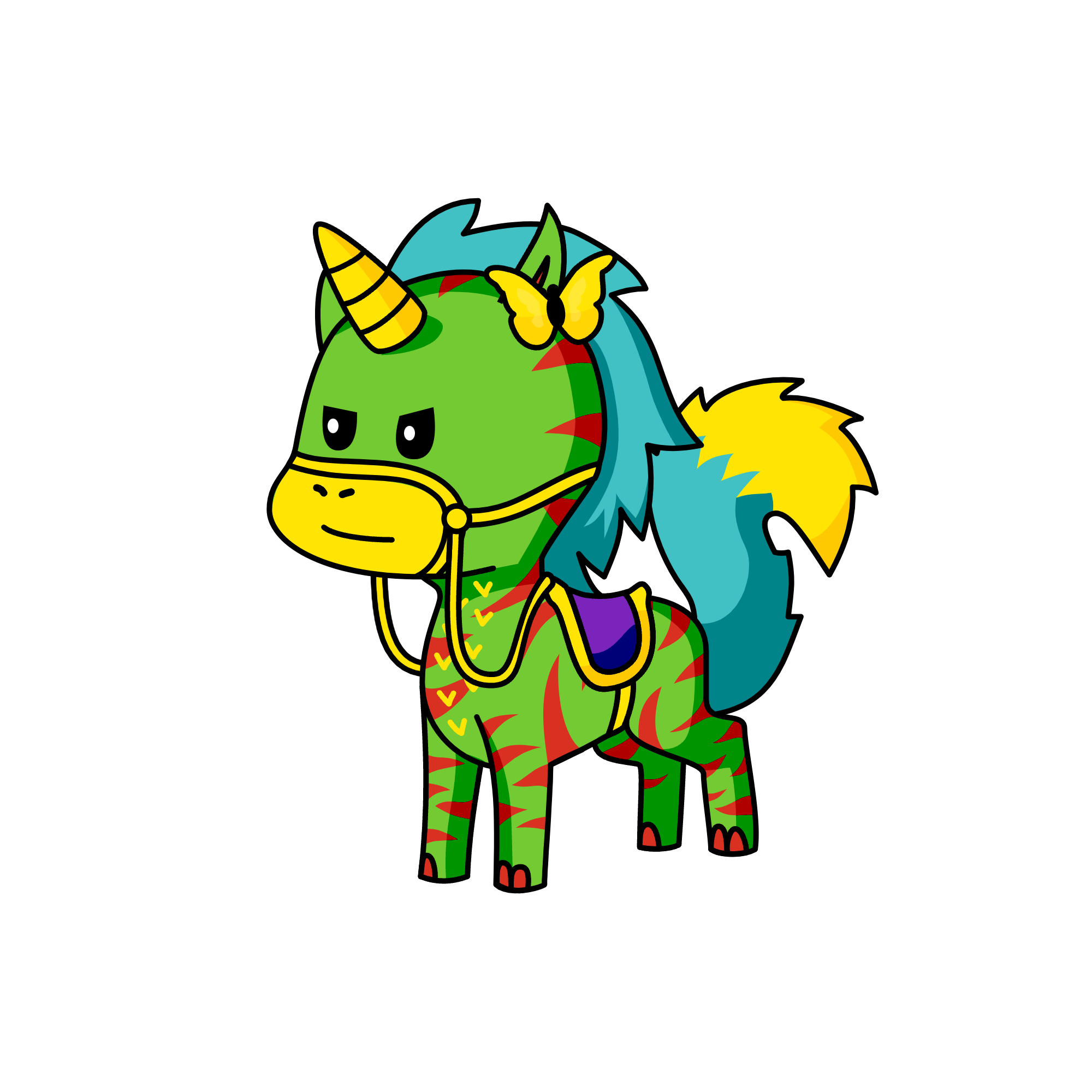 dragon , the unicorn