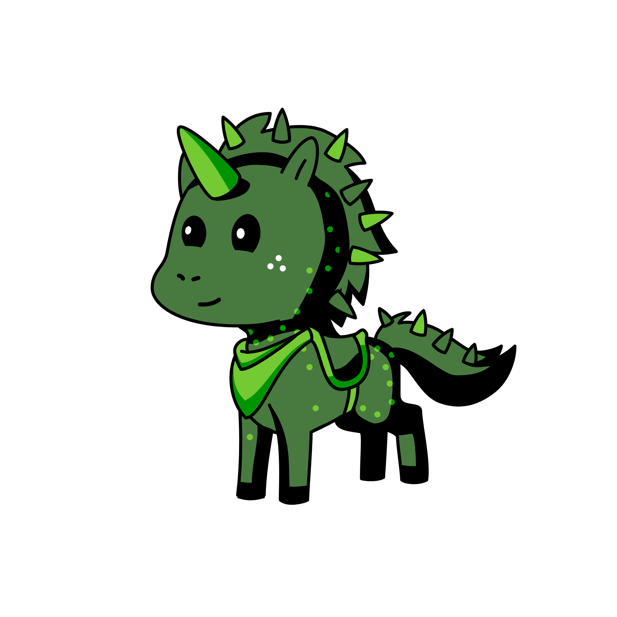 Dino, the unicorn