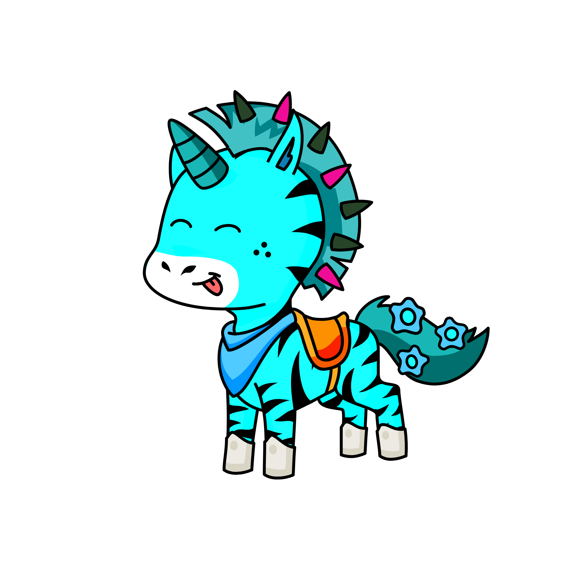 snowy, the unicorn