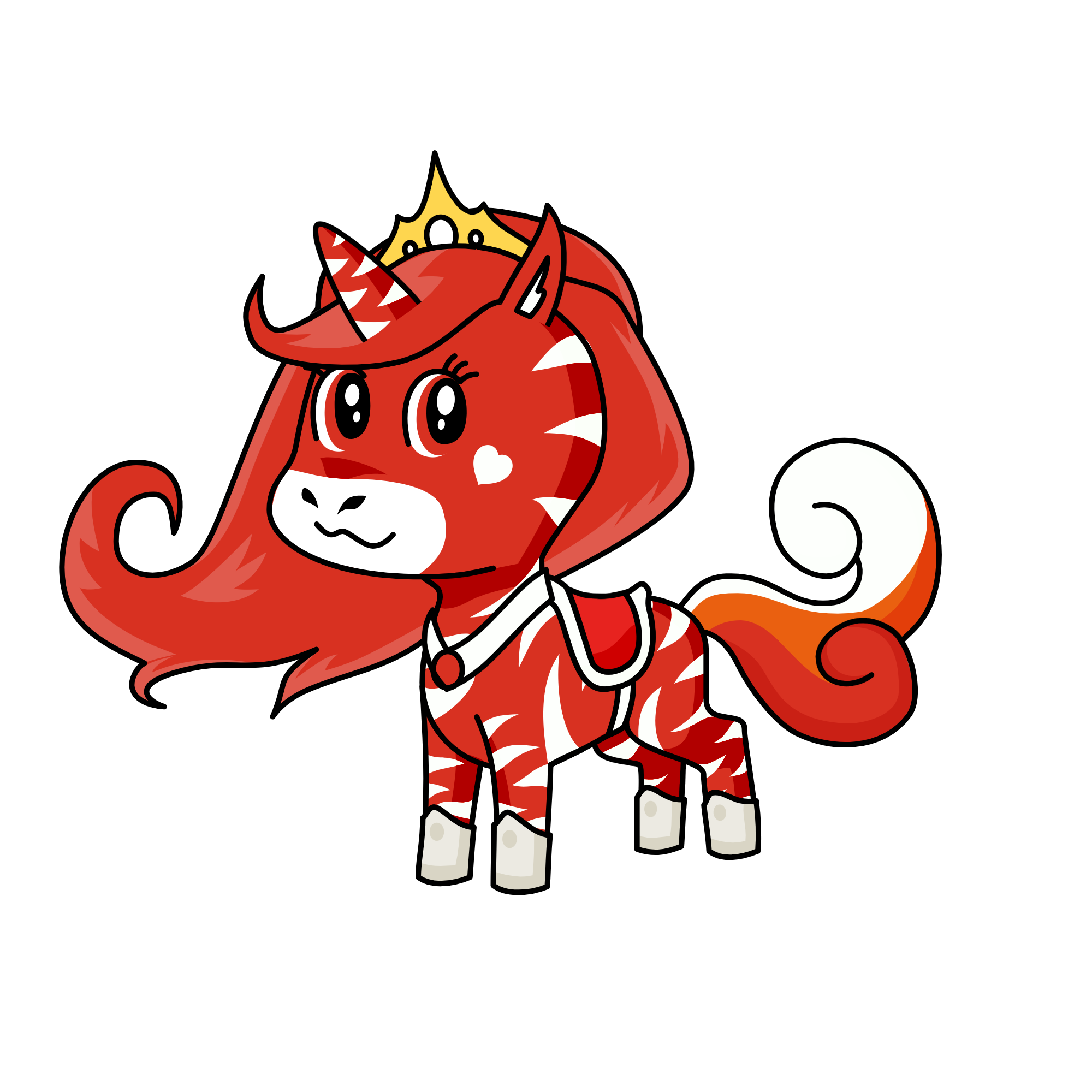 Candy Cane, the unicorn