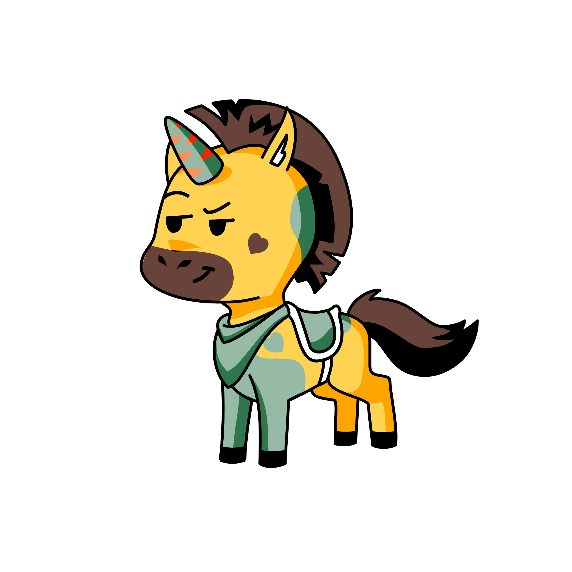 King, the unicorn