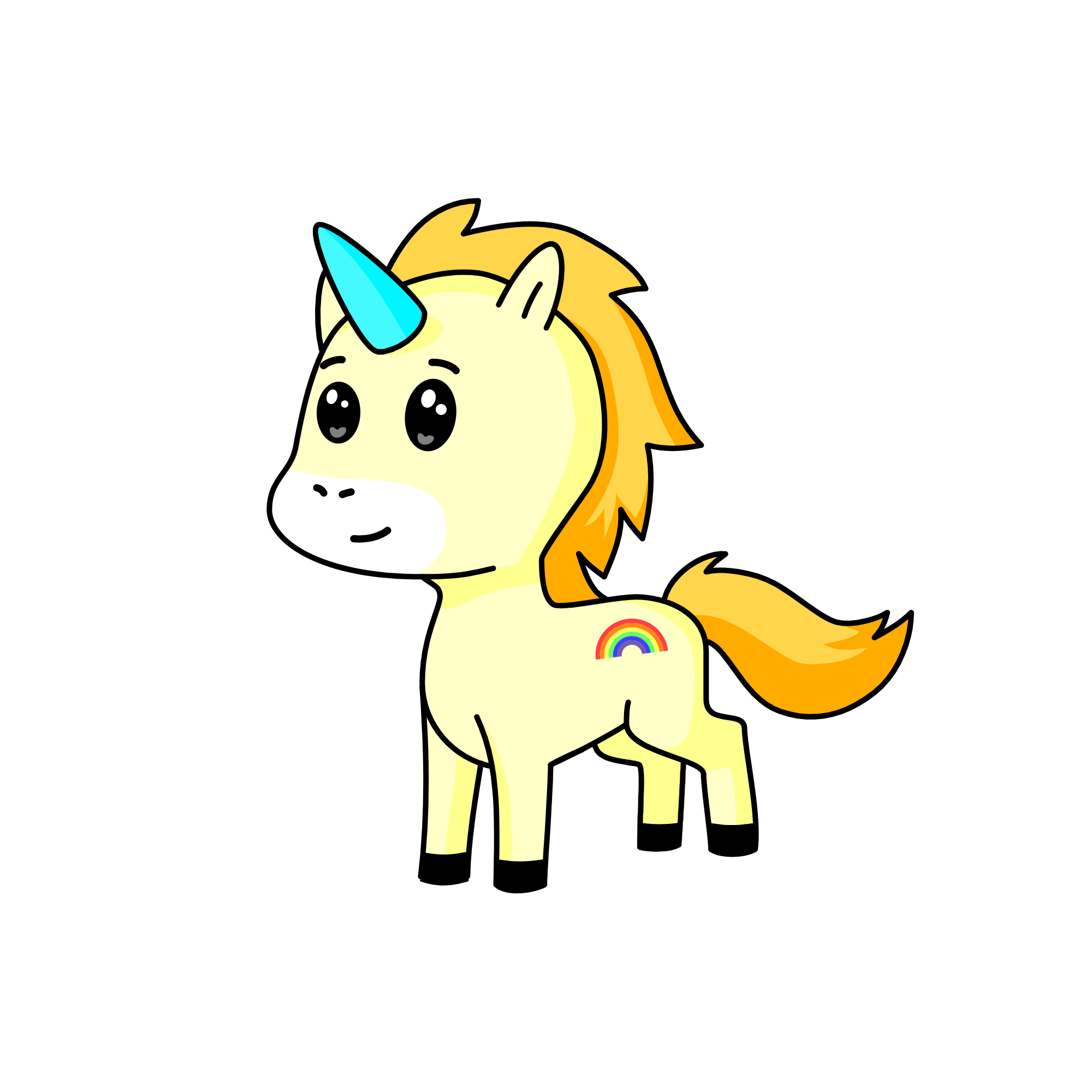 transparin, the unicorn