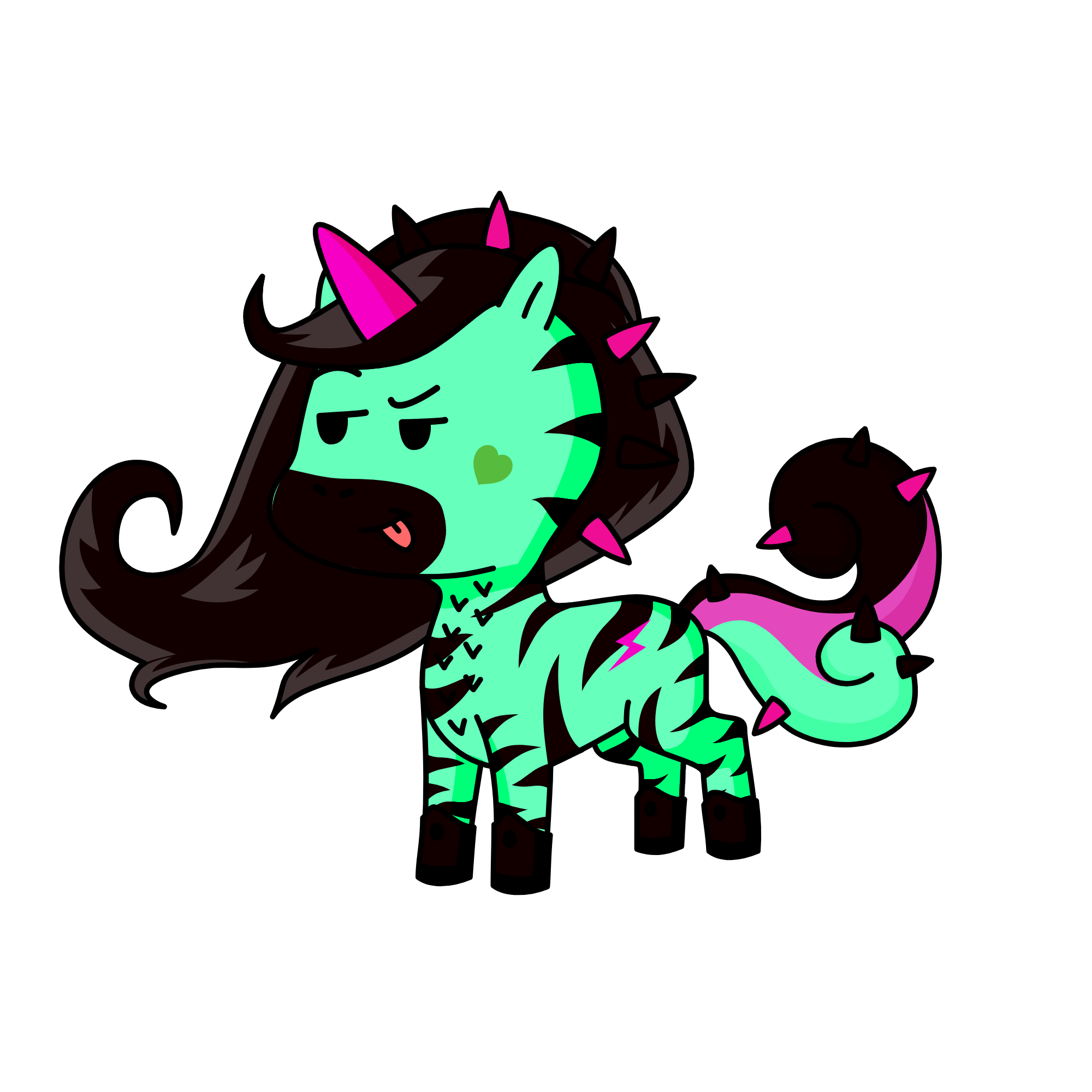the baddest, the unicorn