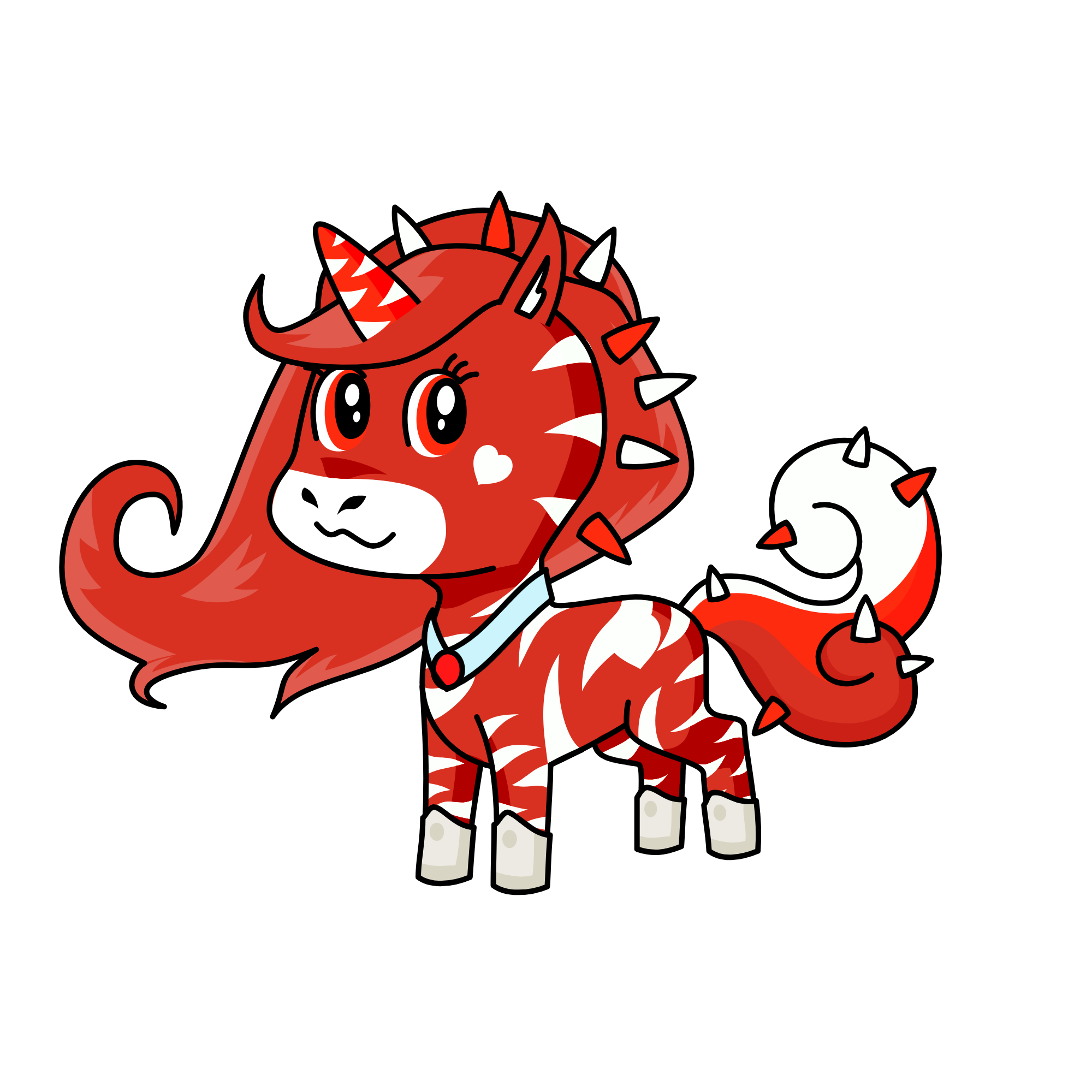 Candy, the unicorn