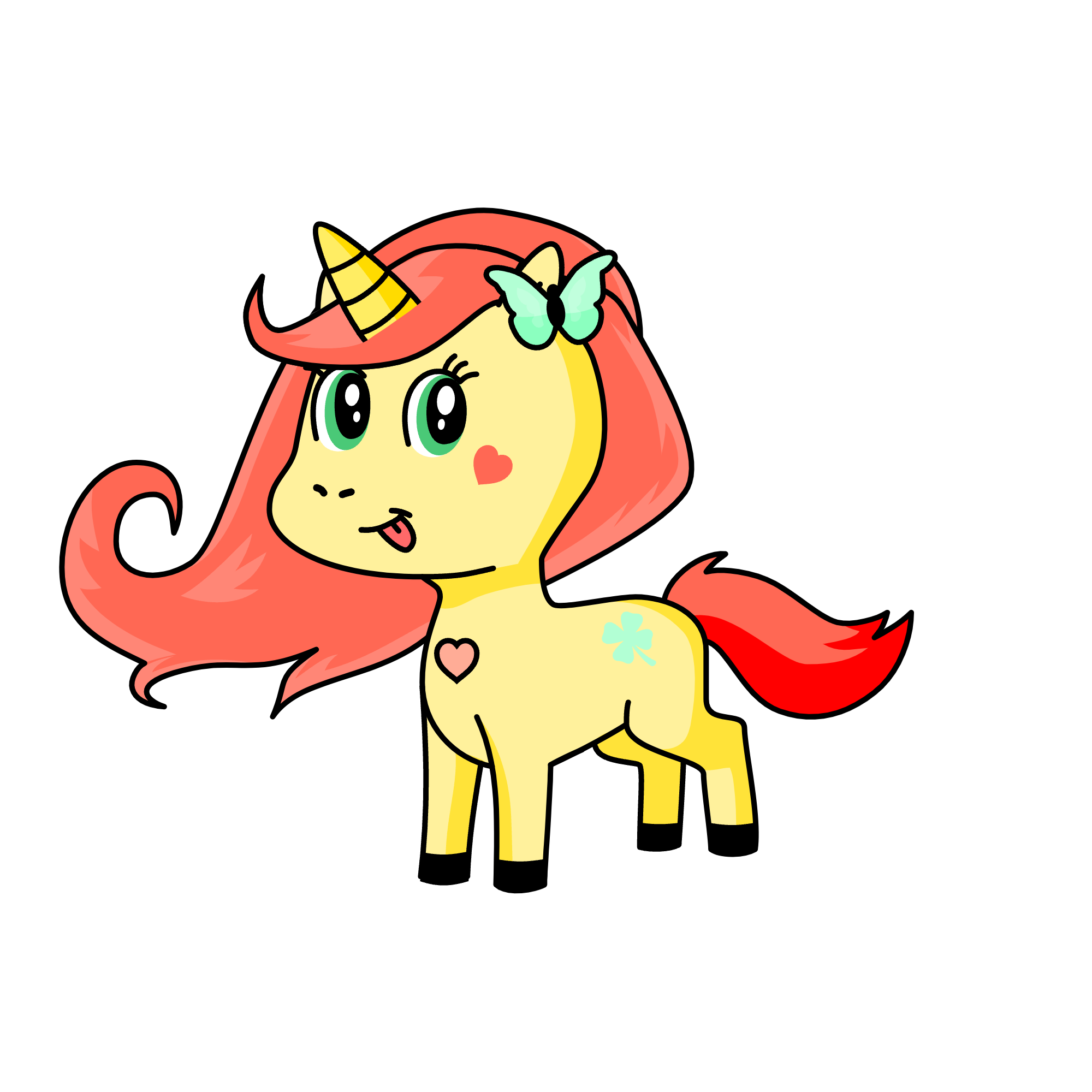 fluttershy, the unicorn