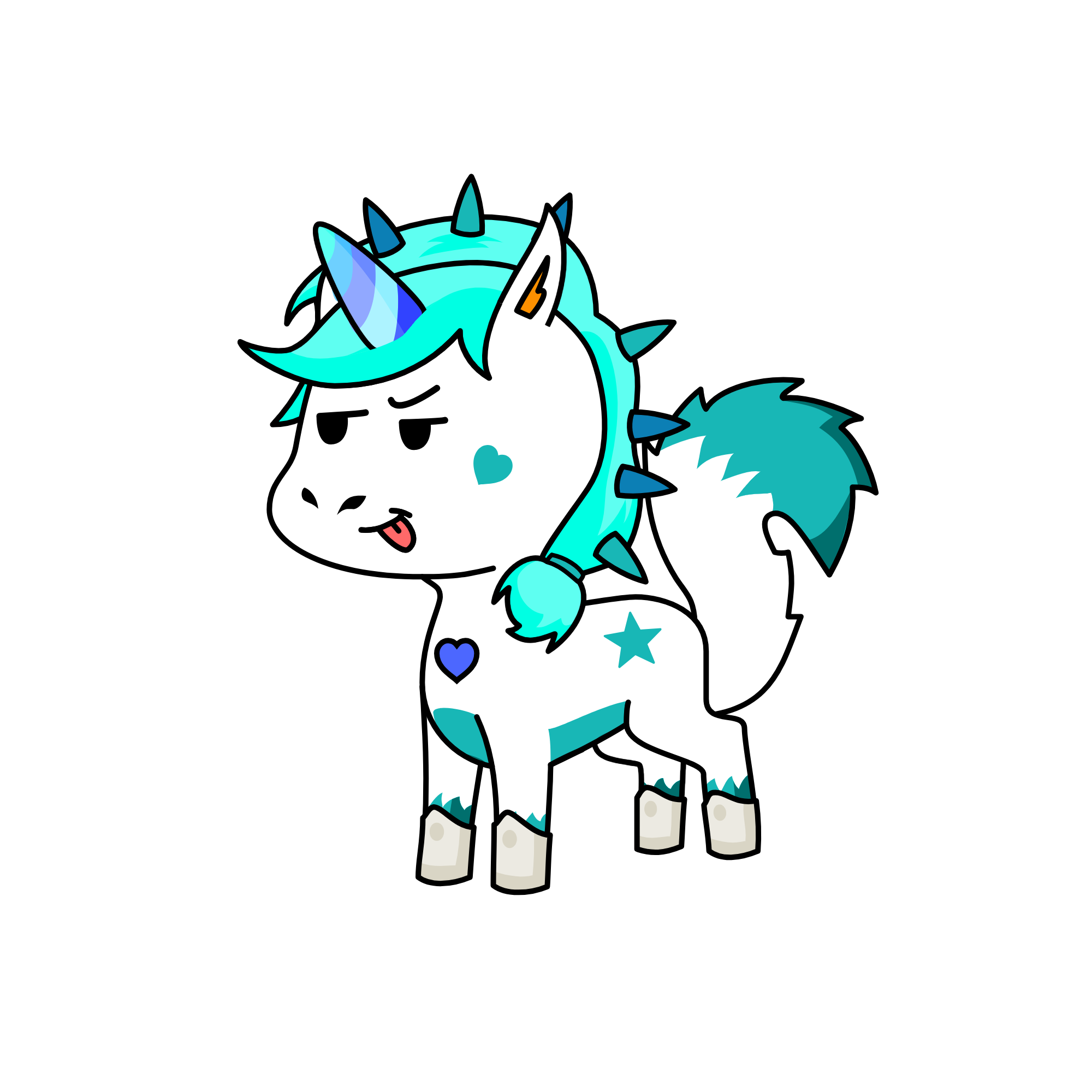 Glacier, the unicorn