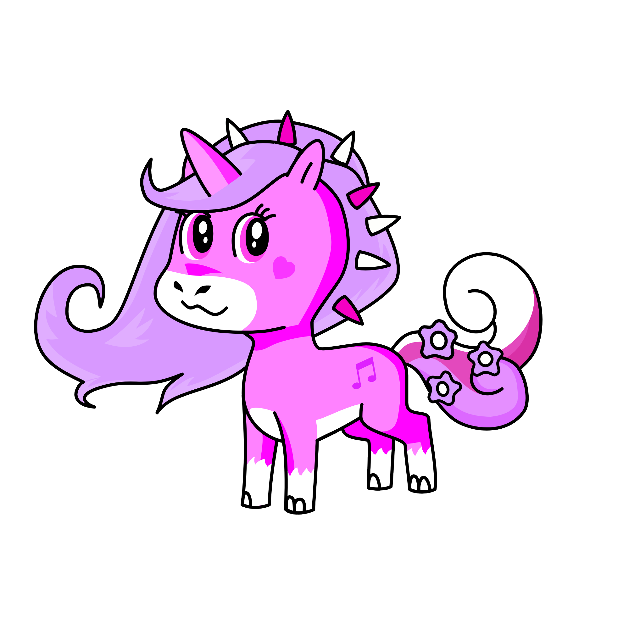 Sugar cookie, the unicorn