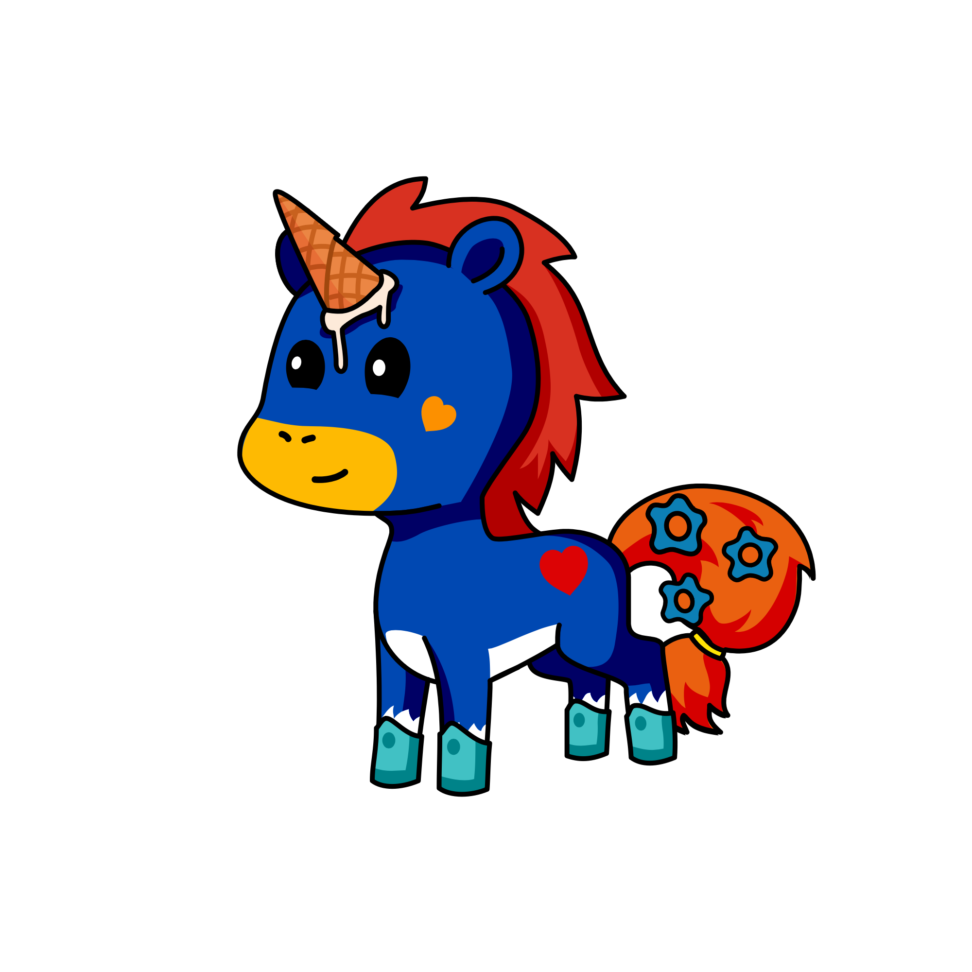 Pipihg, the unicorn