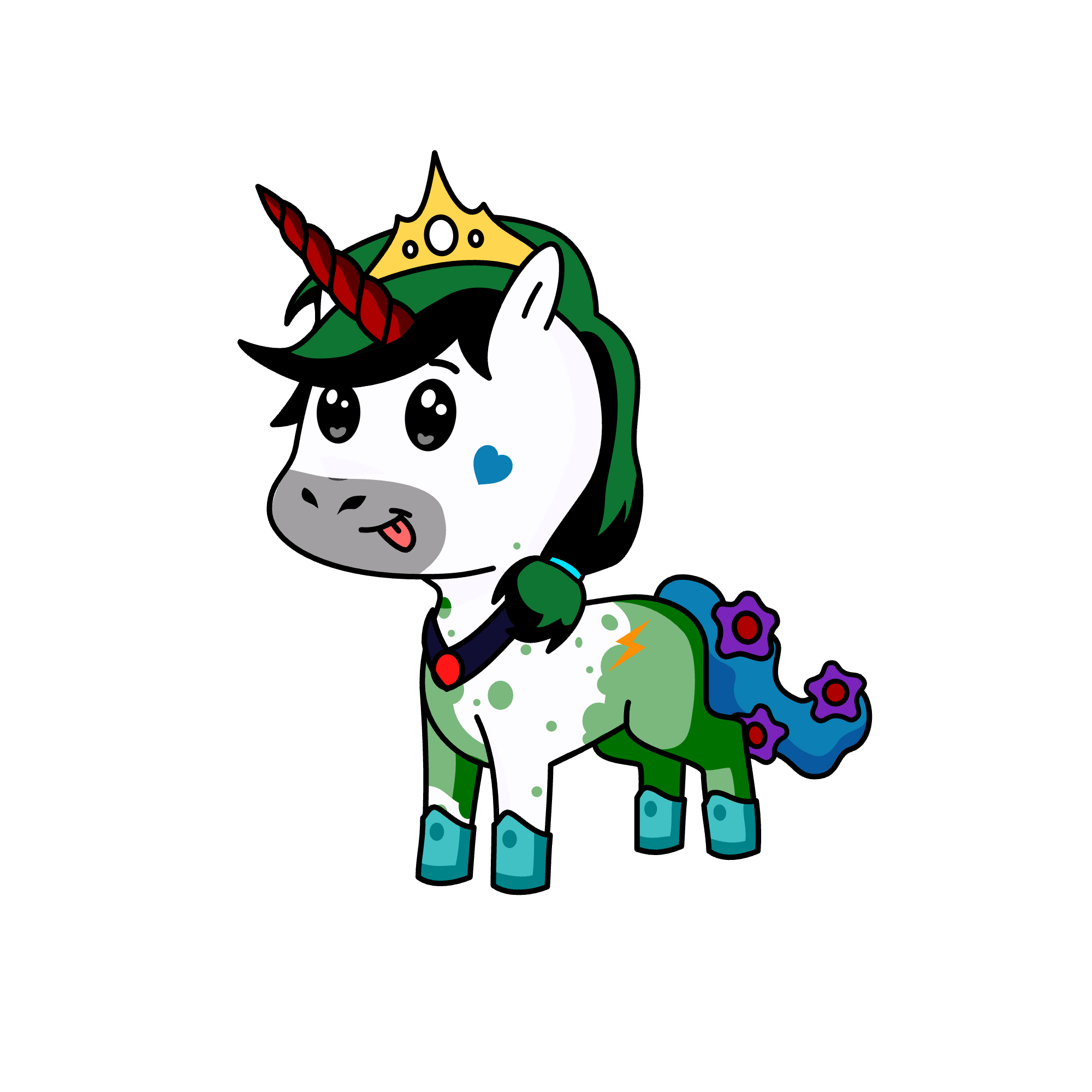 Sapphire the Sprite Unicorn , the unicorn