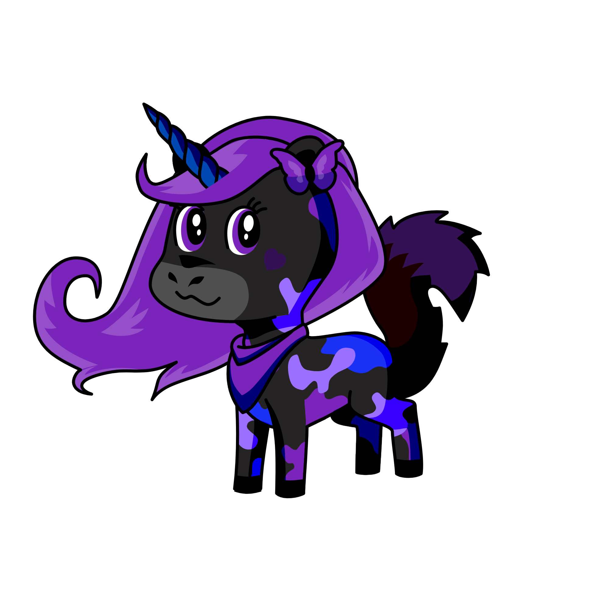 moonlight (starlas sister), the unicorn