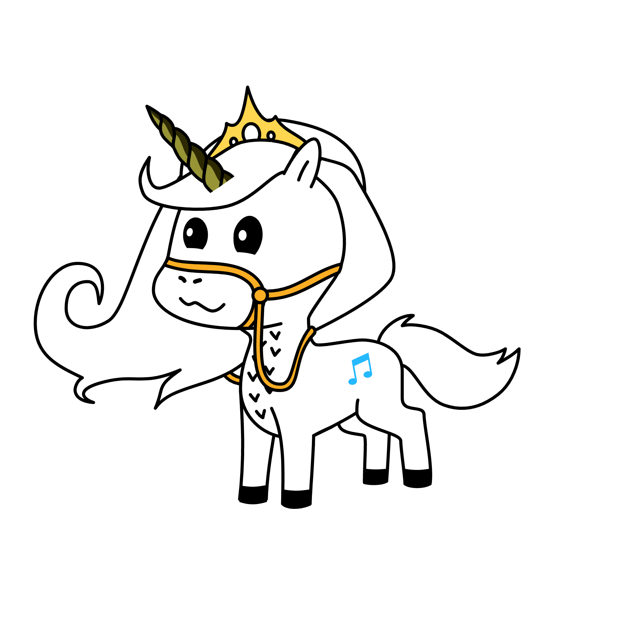 Sparkel, the unicorn