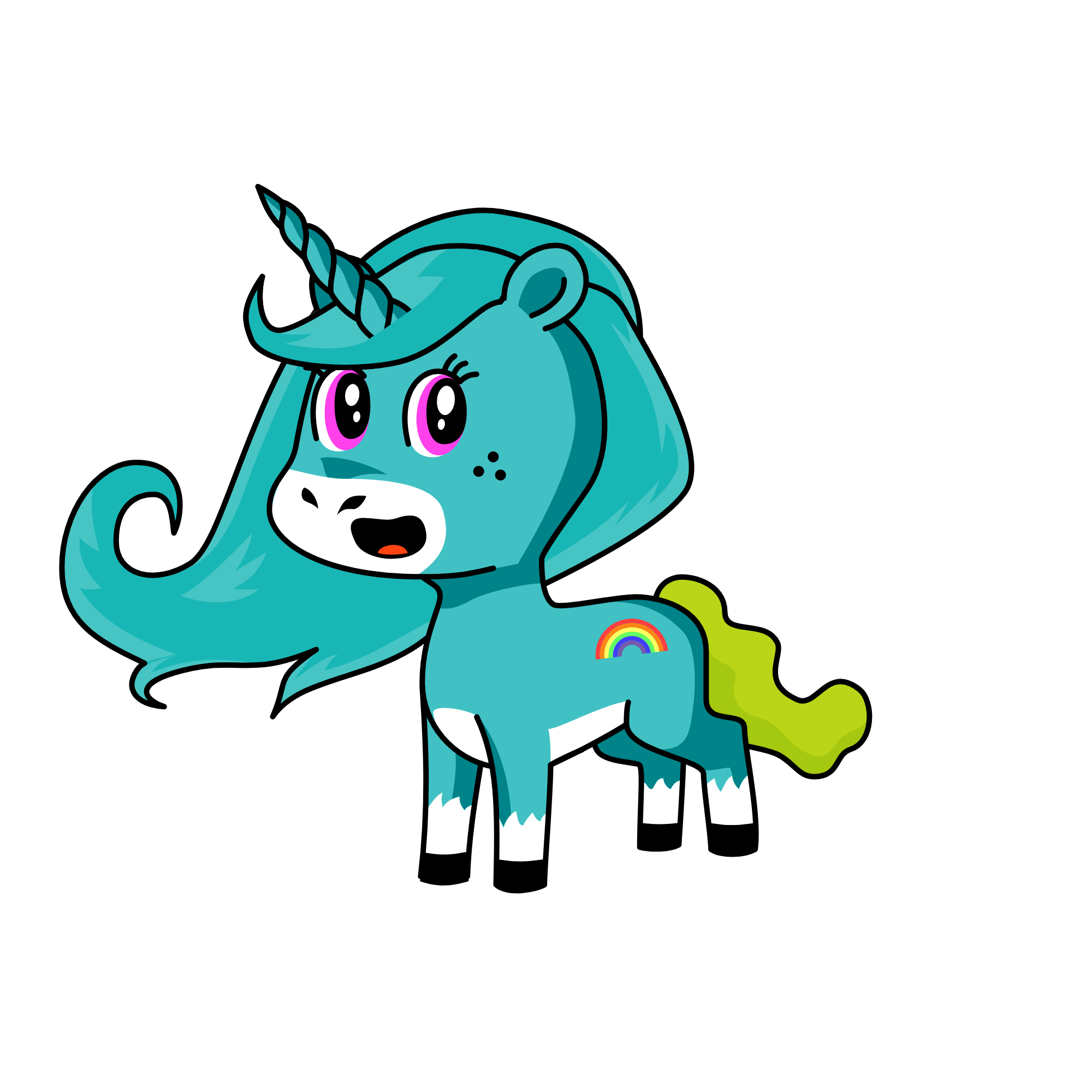 flower, the unicorn
