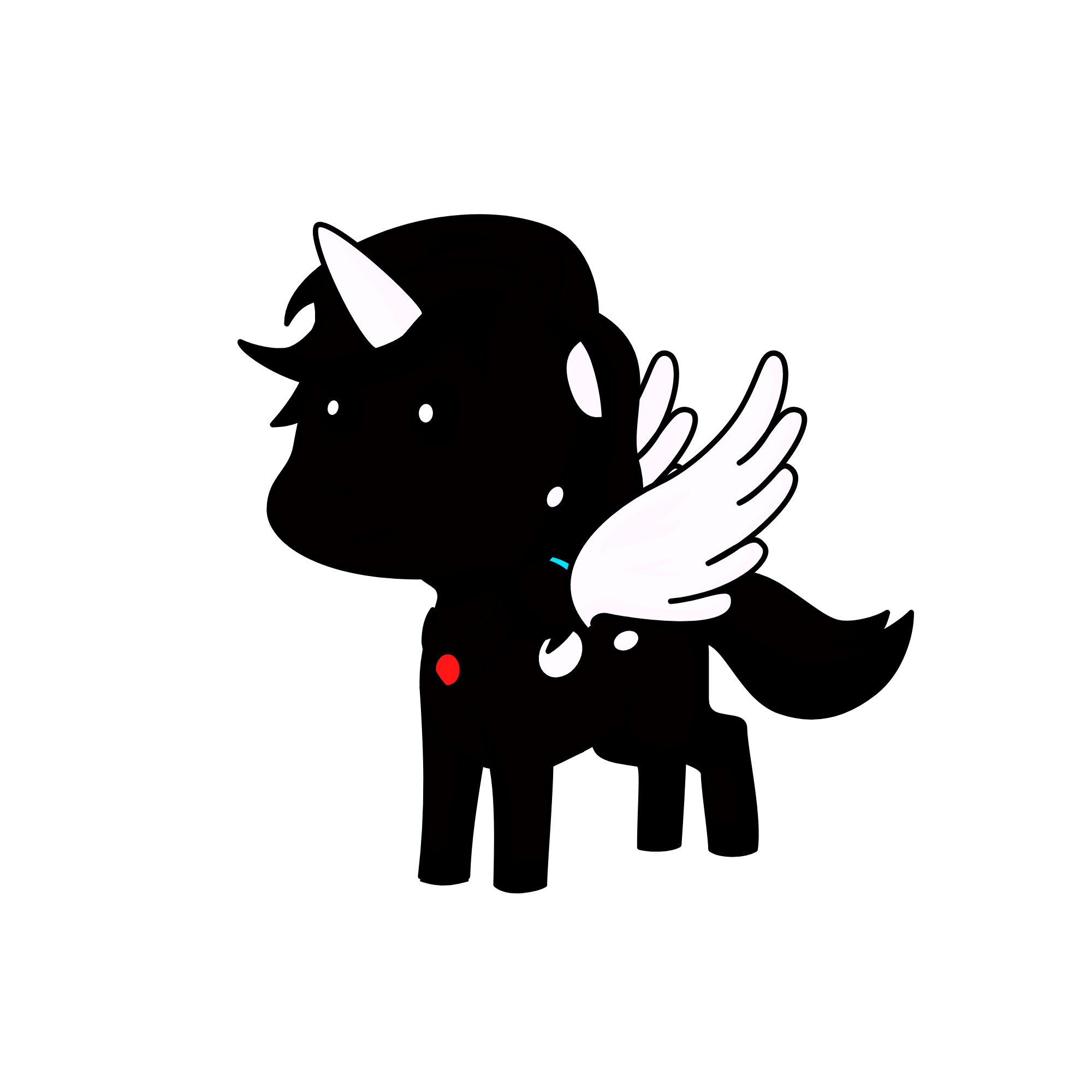 Midnight Shriek, the unicorn