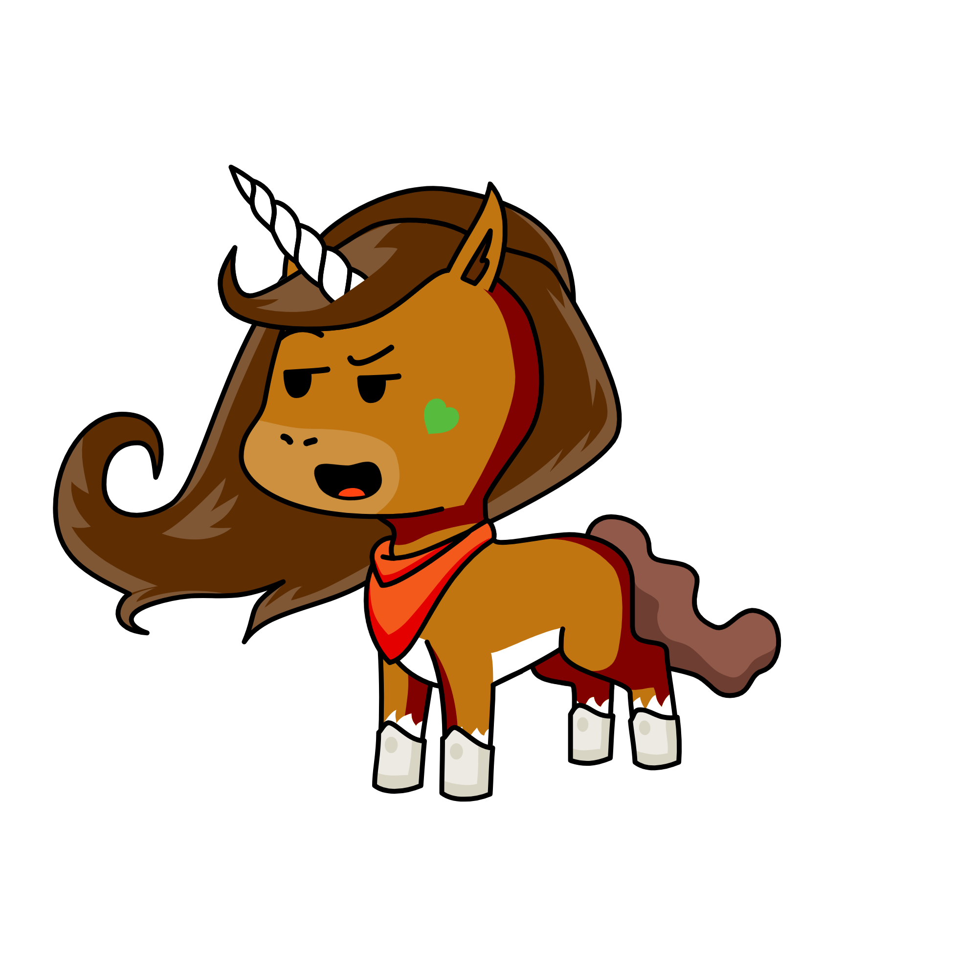 Samantha jr, the unicorn