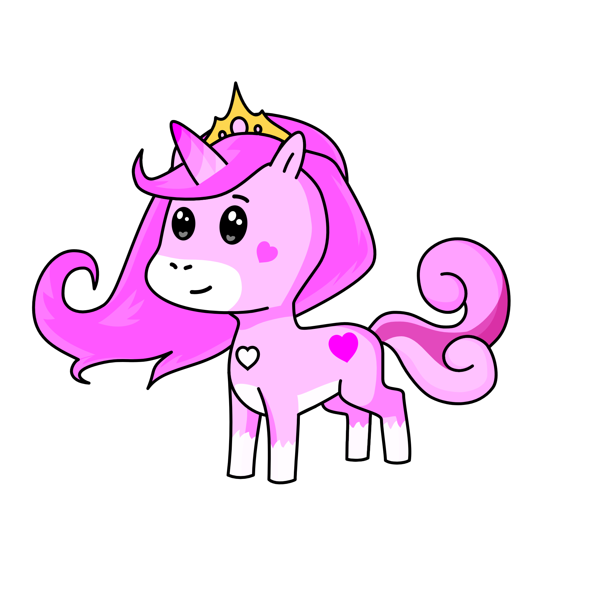 Princesa Rosinha, the unicorn