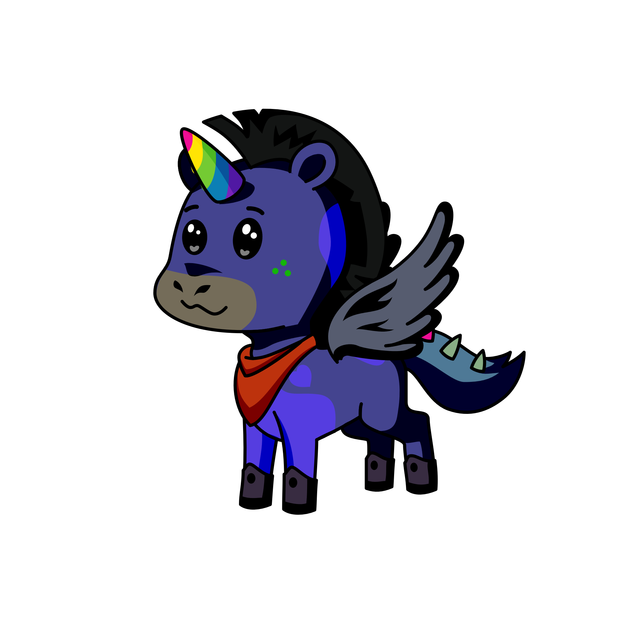 Radiant Rosenberg, the unicorn