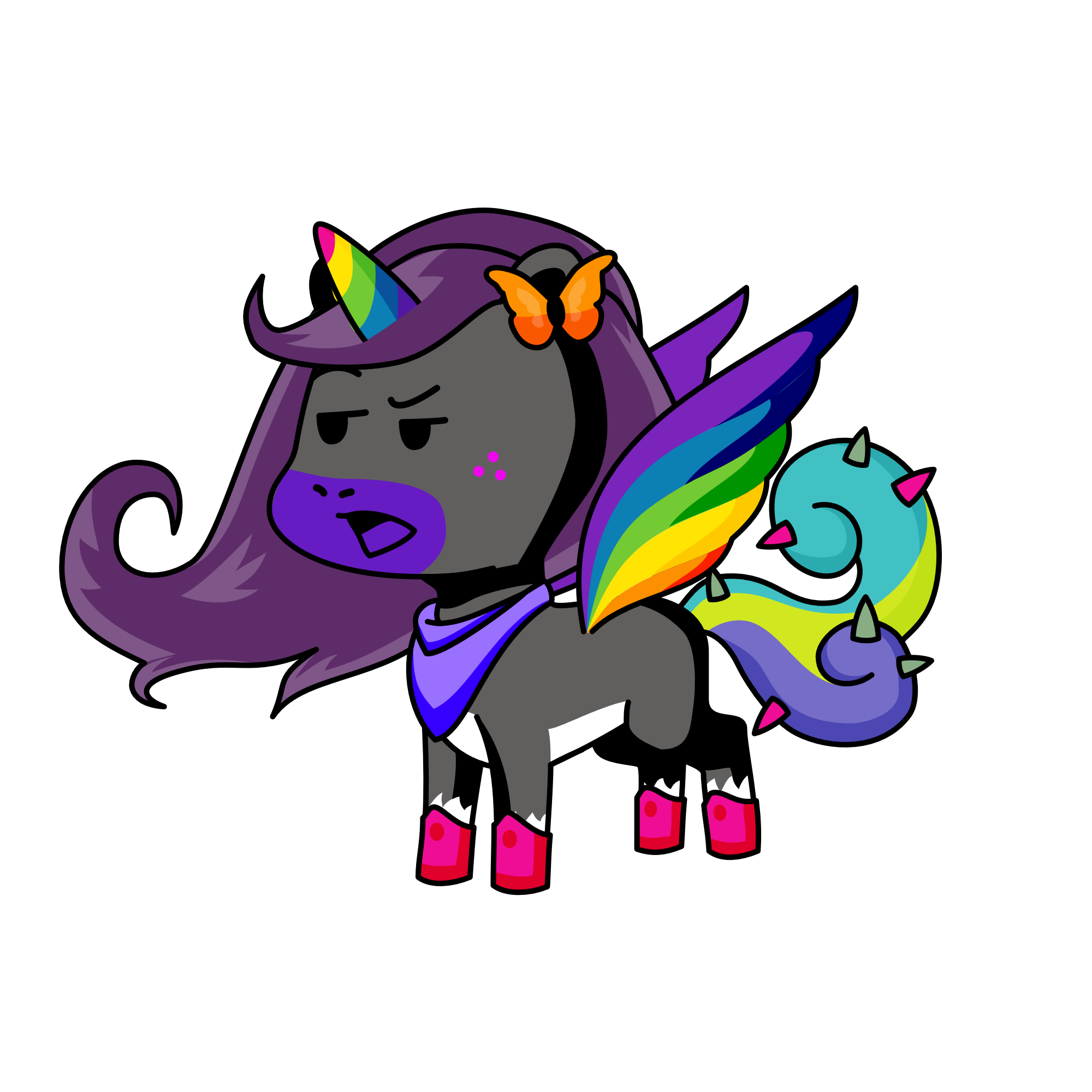 Tahlulah Belle, the unicorn